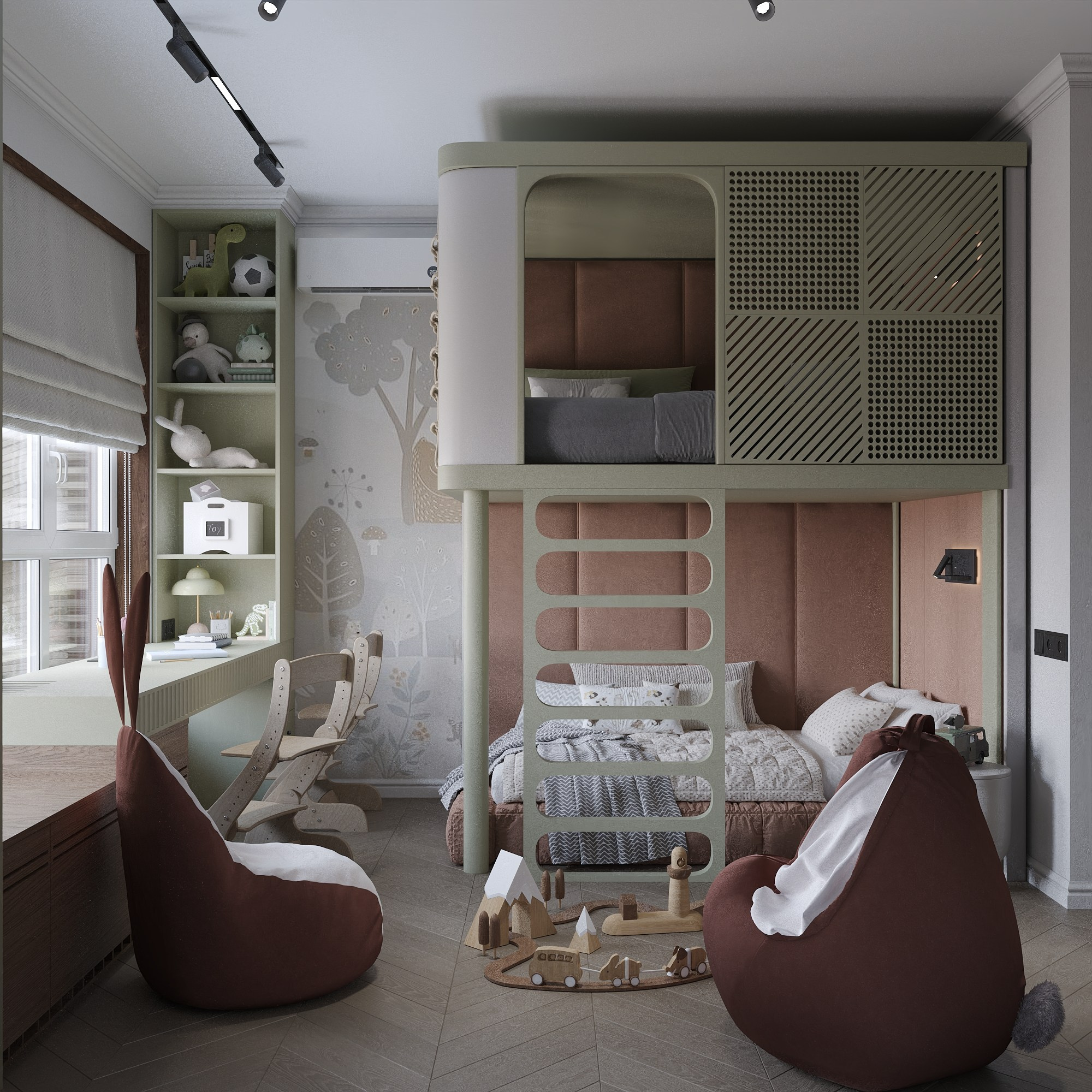 ЖК ELEVEN 82 м² на Лесопарковой. БК студия дизайна интерьера