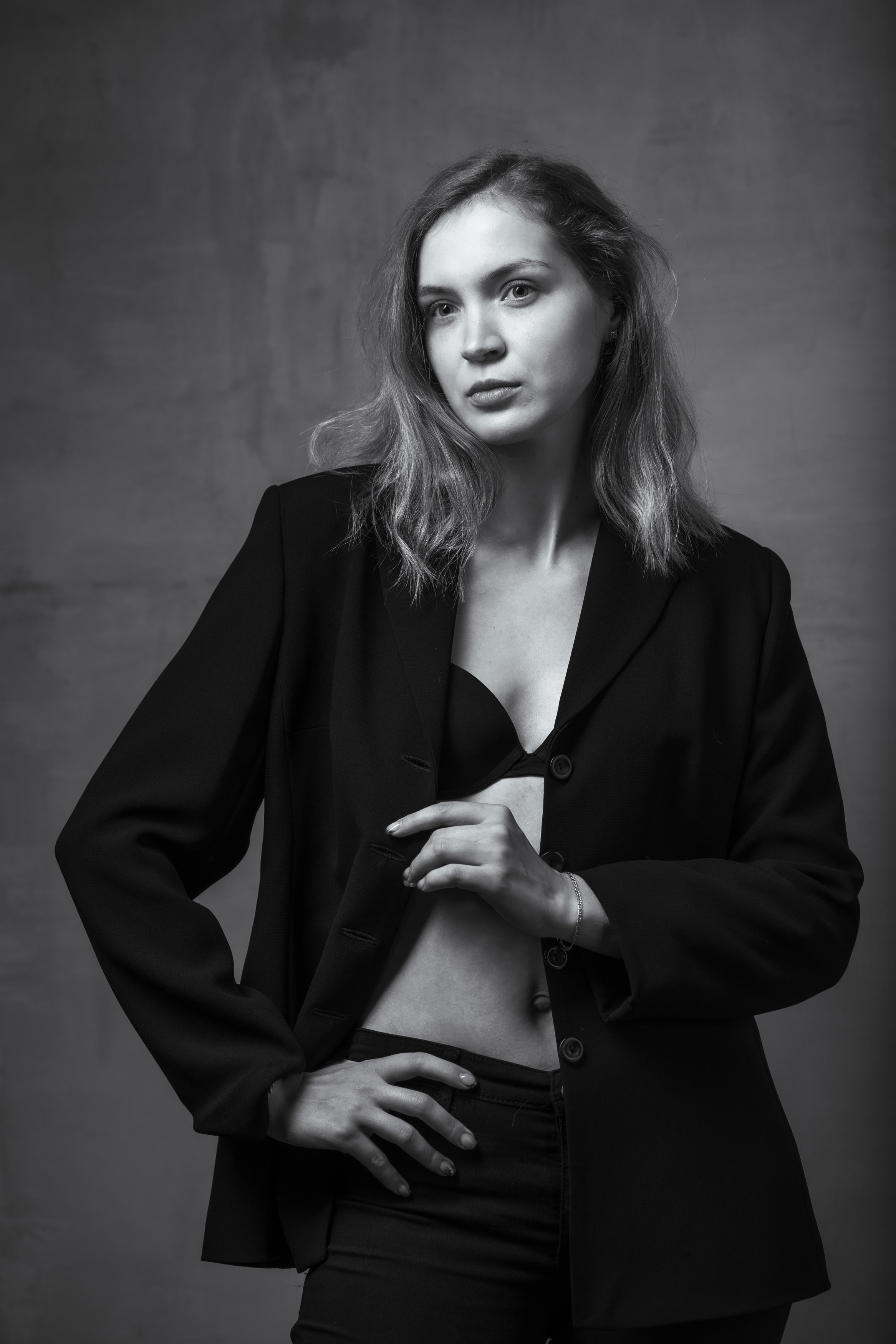 фотосессия в студии девушка