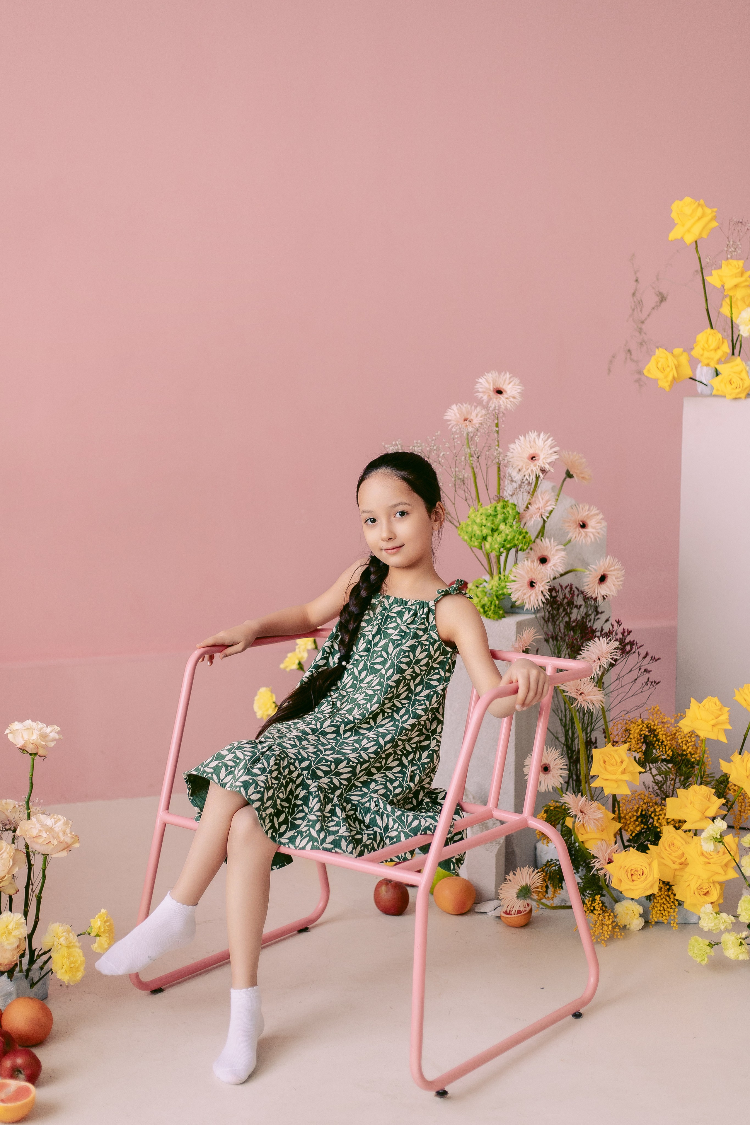 Цветочная фотосессия в фотостудии. Семейная фотосессия. Фотограф в Санкт-Петербурге, Анна Скворцова