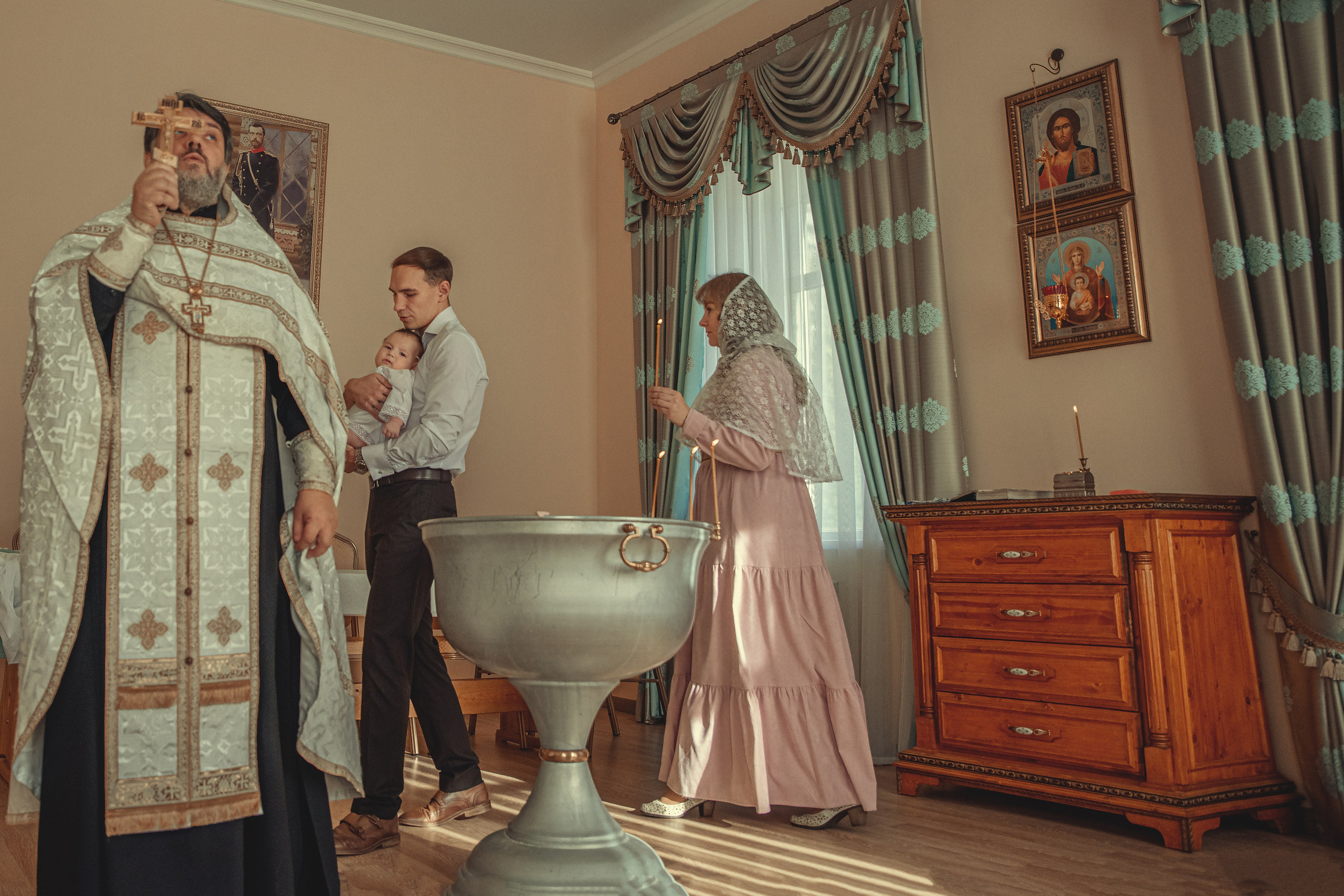 Таинство Крещения Артемия. Фотограф Таинств Крещения и Венчания в г. Курске