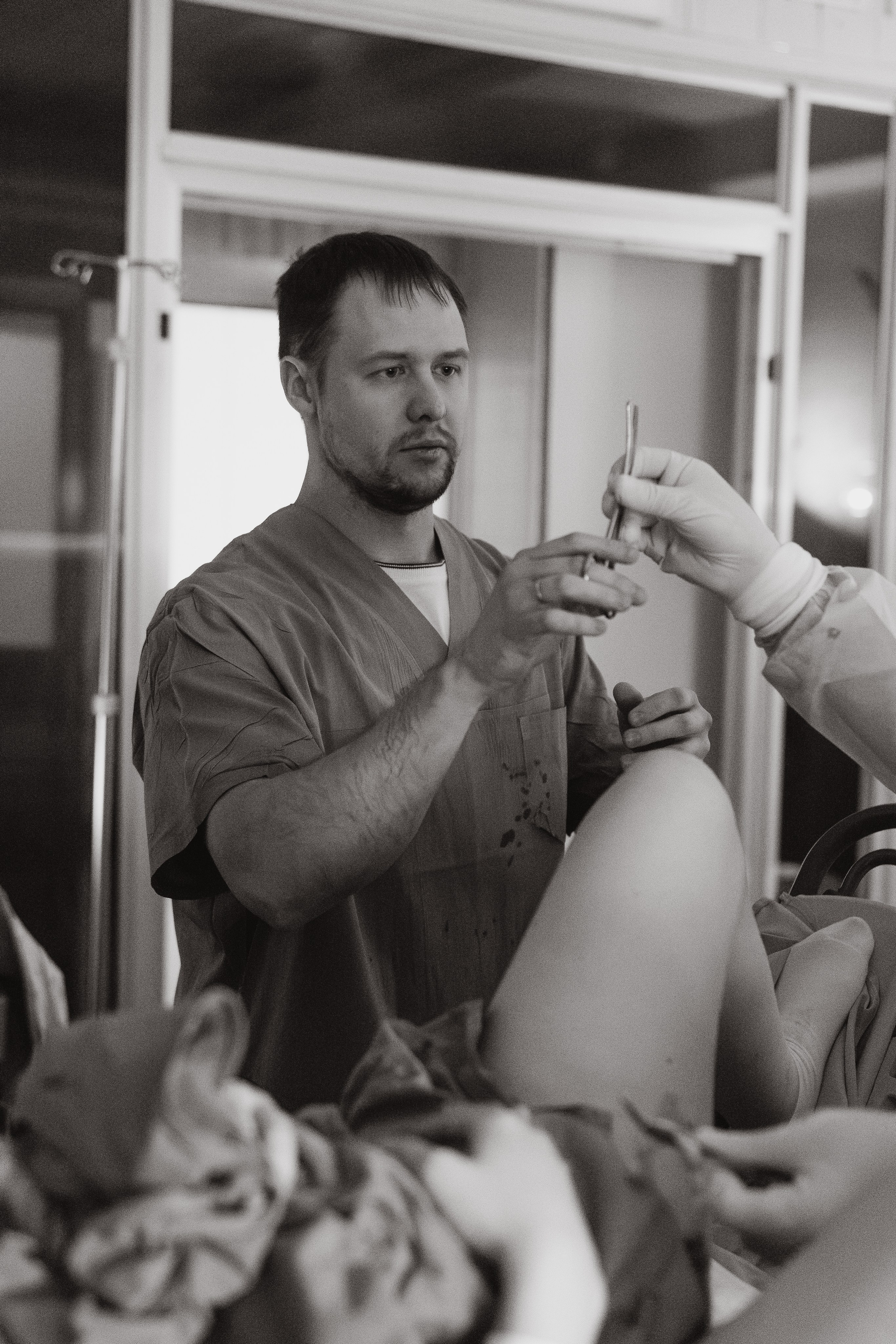 Партнерские роды в Москве в роддоме 8 Выхино. Семейный, ньюборн фотограф, фотограф на роды в Москве, Виктория Тюльдюкова