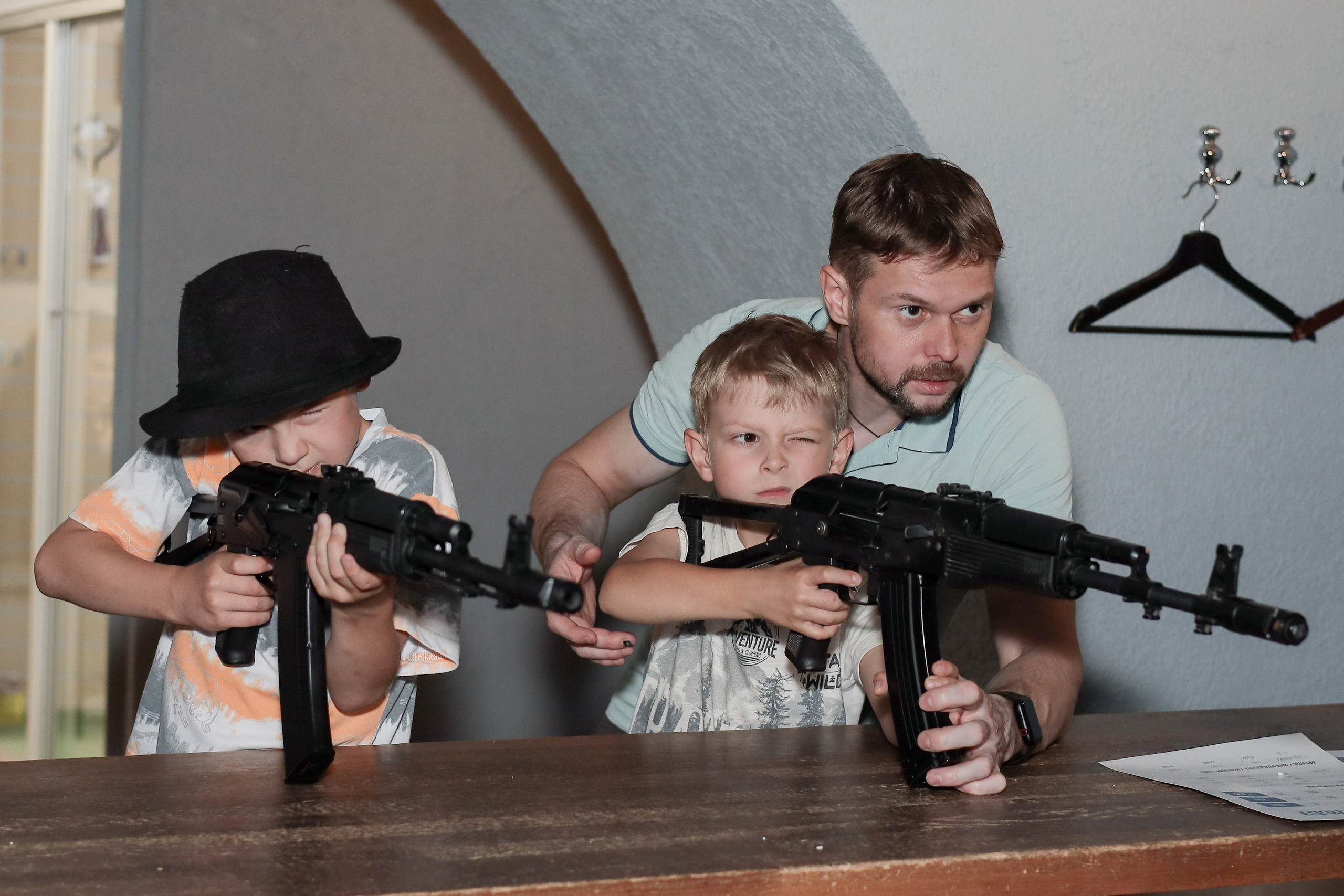 День рождение в стрелковом клубе. Фотограф Надршина Лилия