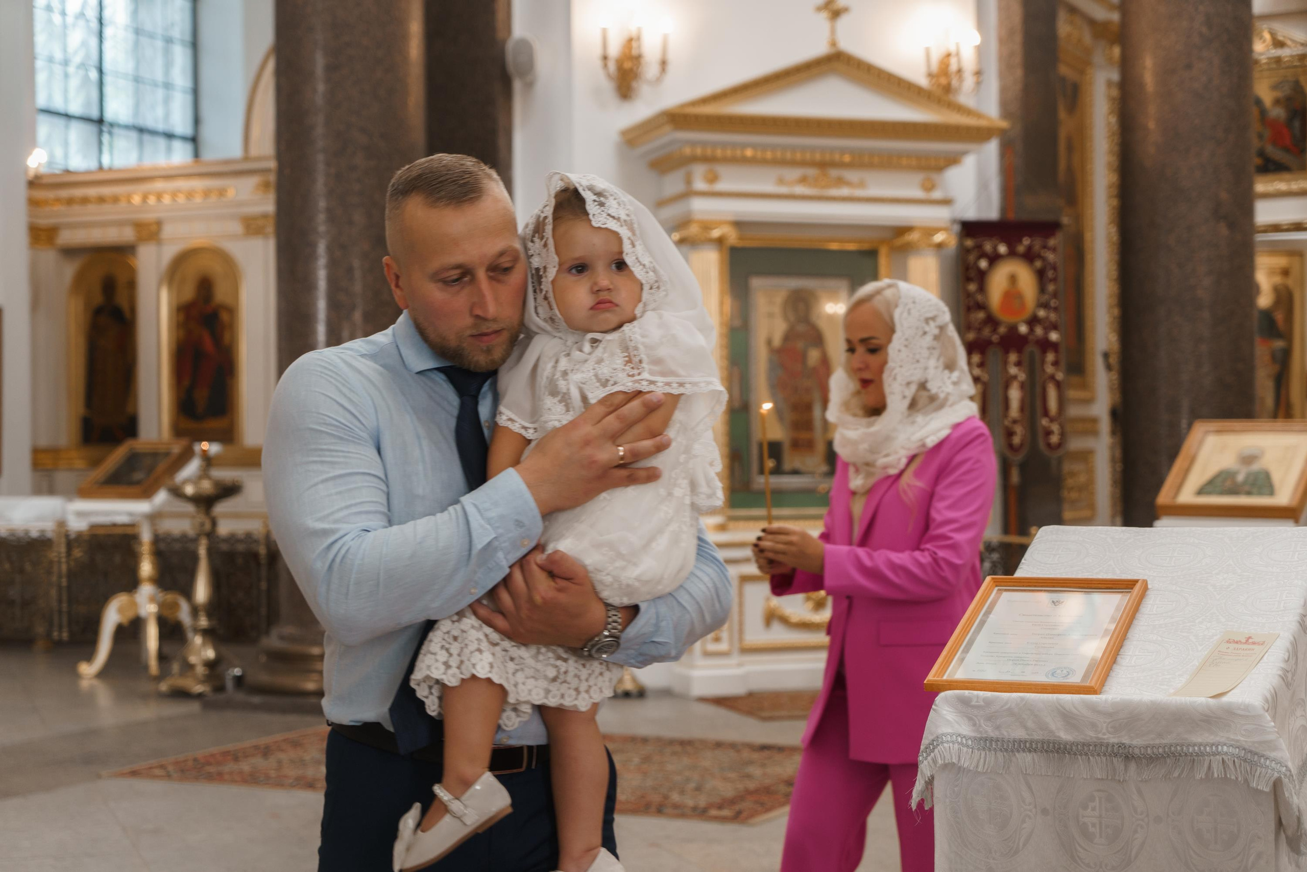 Софийский собор в г. Пушкин, крещение Евы. Контент- фотограф, рилсмейкер в Санкт- Петербурге Елена Грие