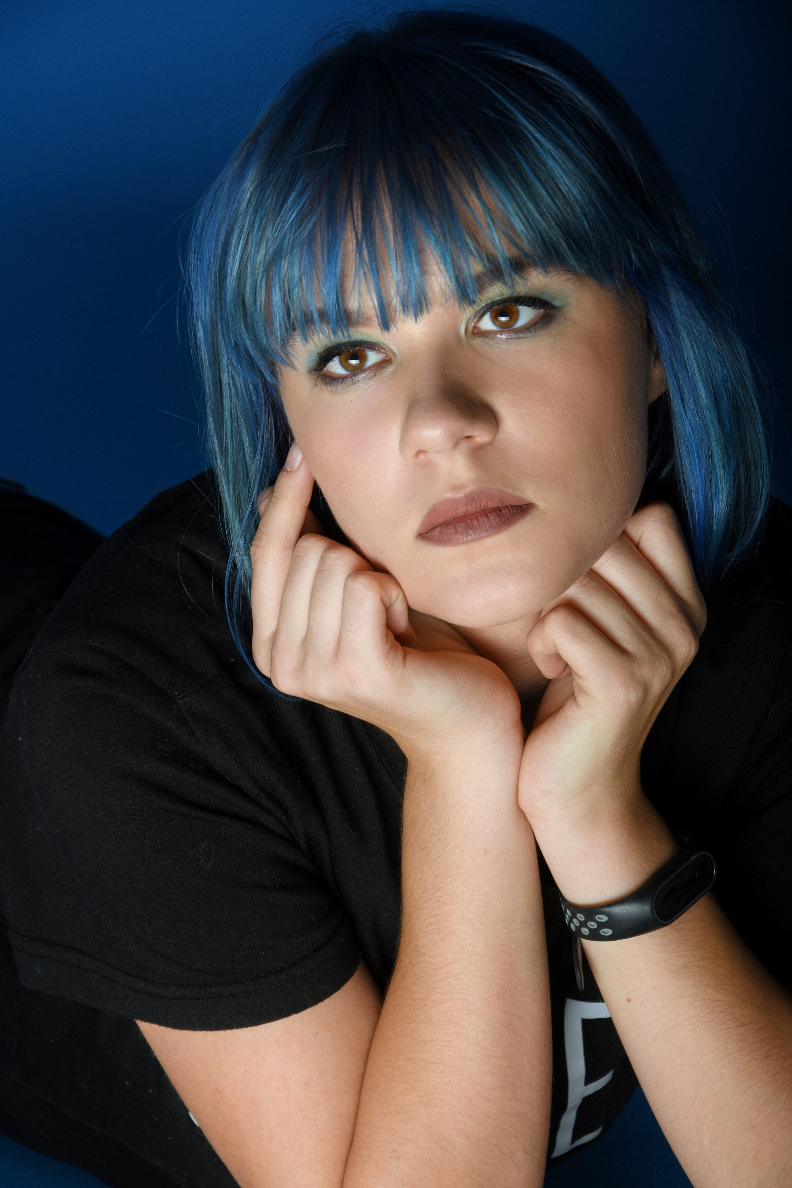 Blue hair. Фотограф Сергей Феденко