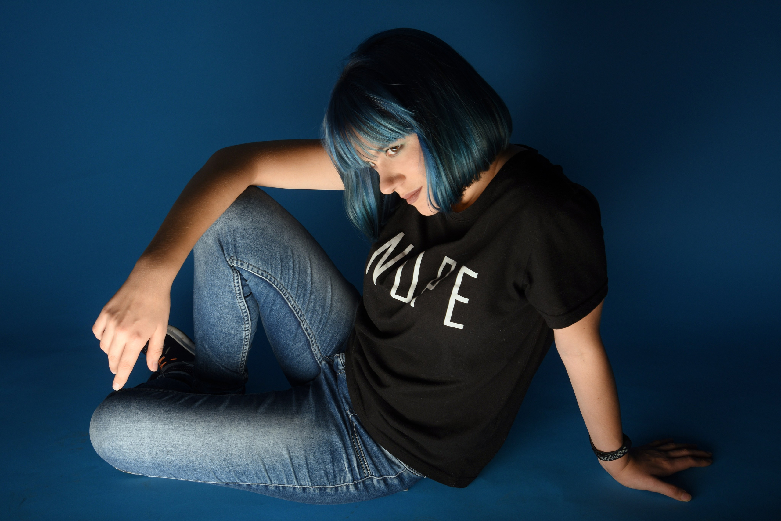 Blue hair. Фотограф Сергей Феденко