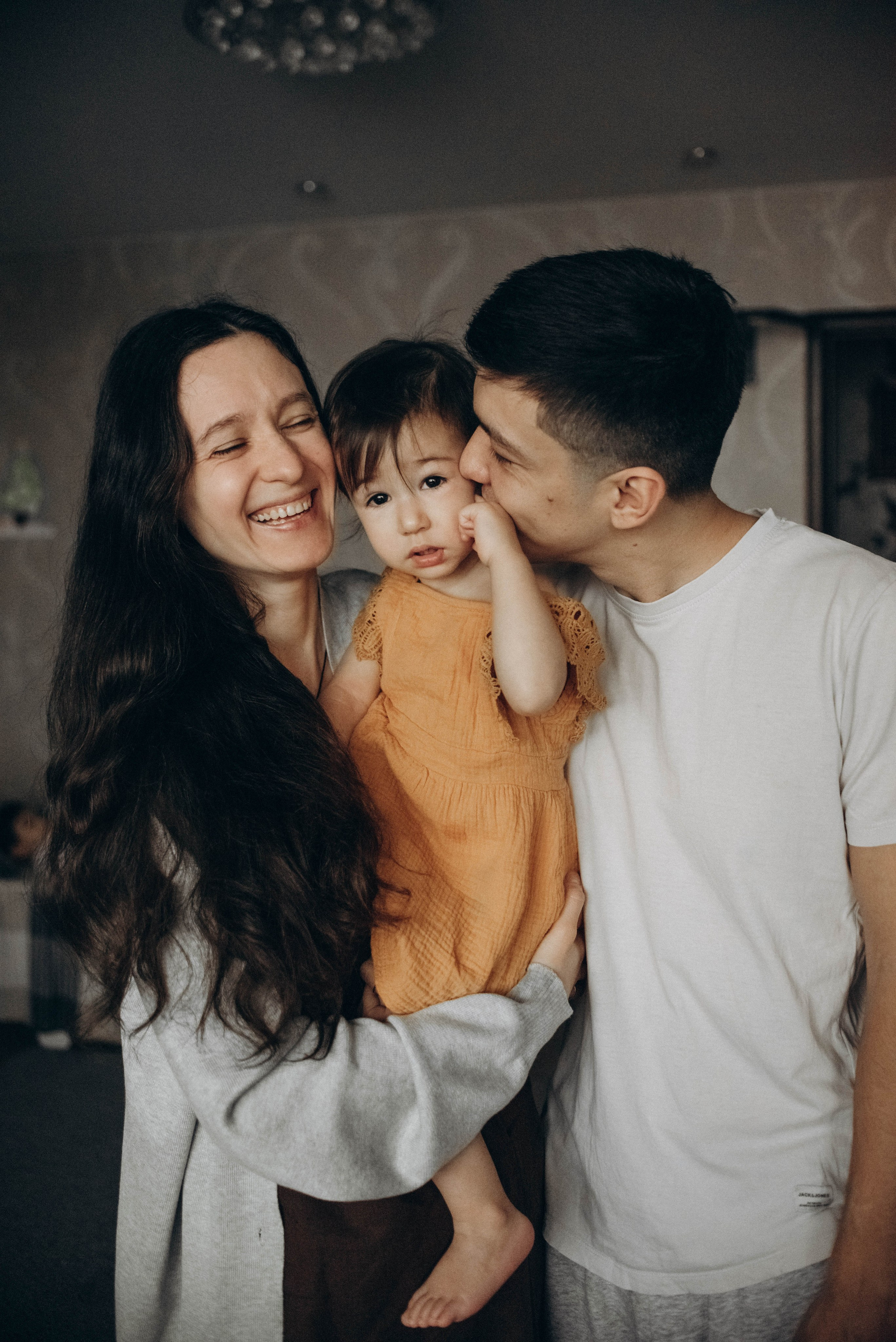 Семейная домашняя фотосессия. Семейный фотограф в Железнодорожном Масаева Елена