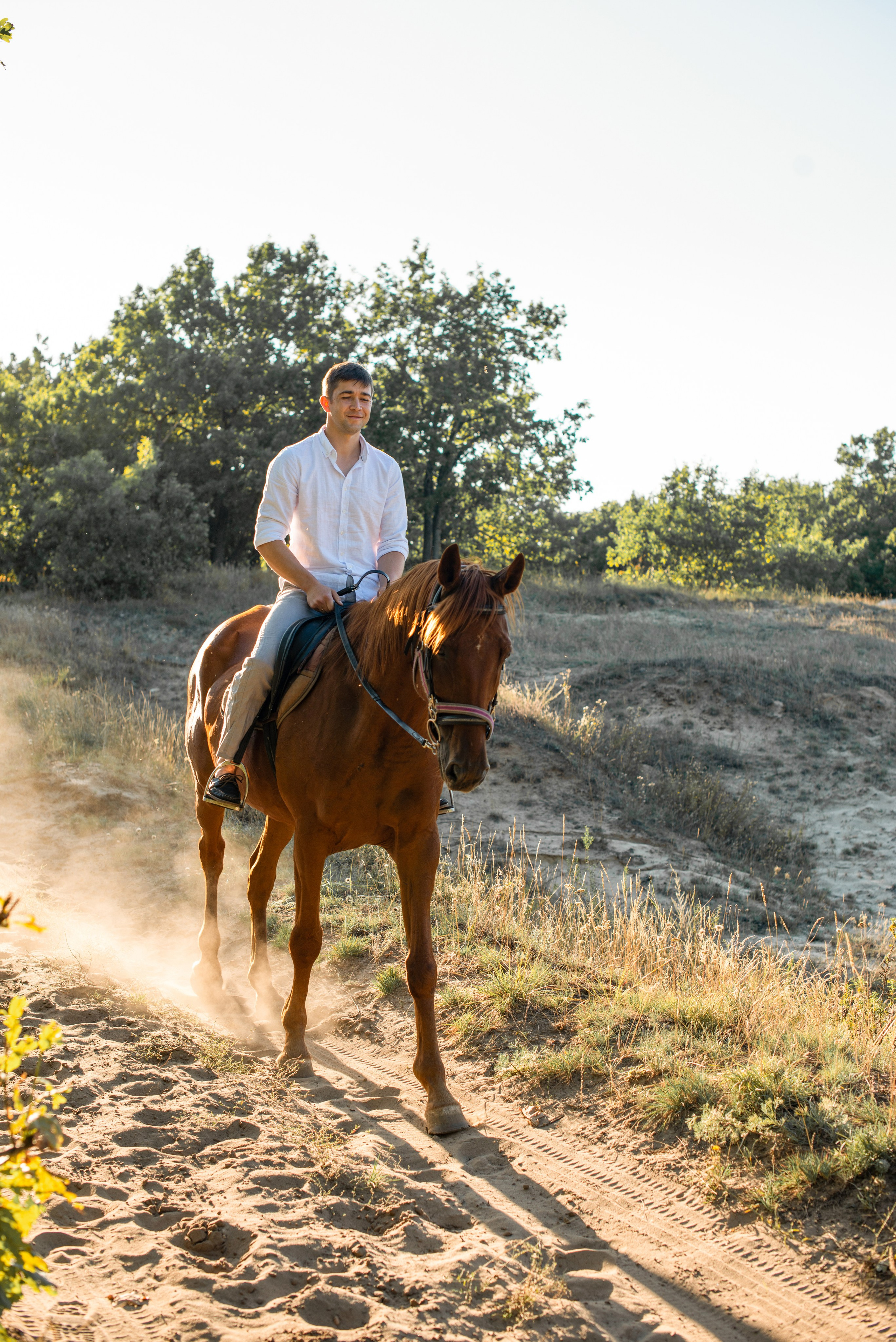 Прогулка Василия и Наташи. Конный фотограф в Саратове Юлия Иванова