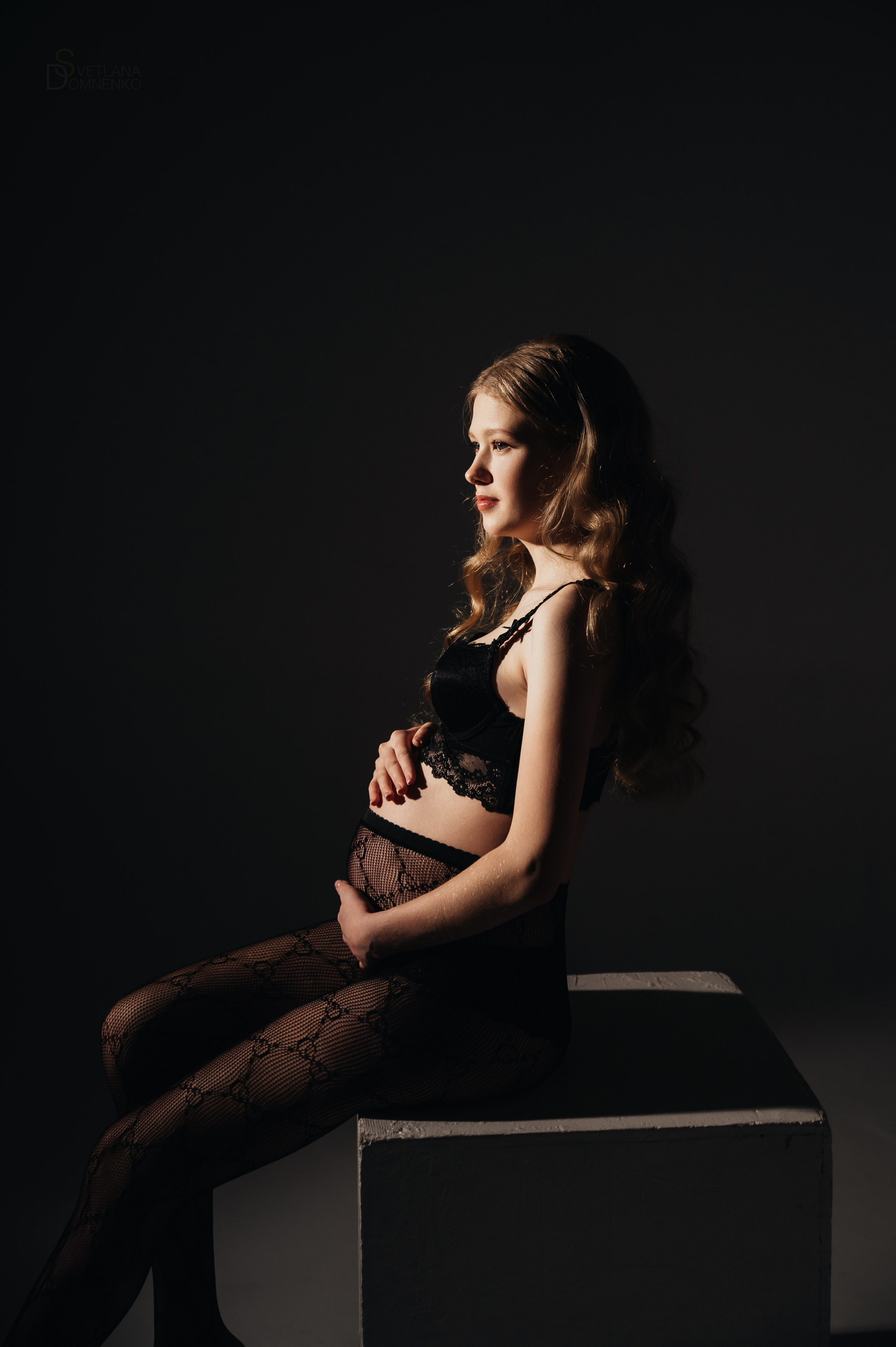 Фотосессия беременности studio. Фотограф Тольятти, Самара Домненко Светлана