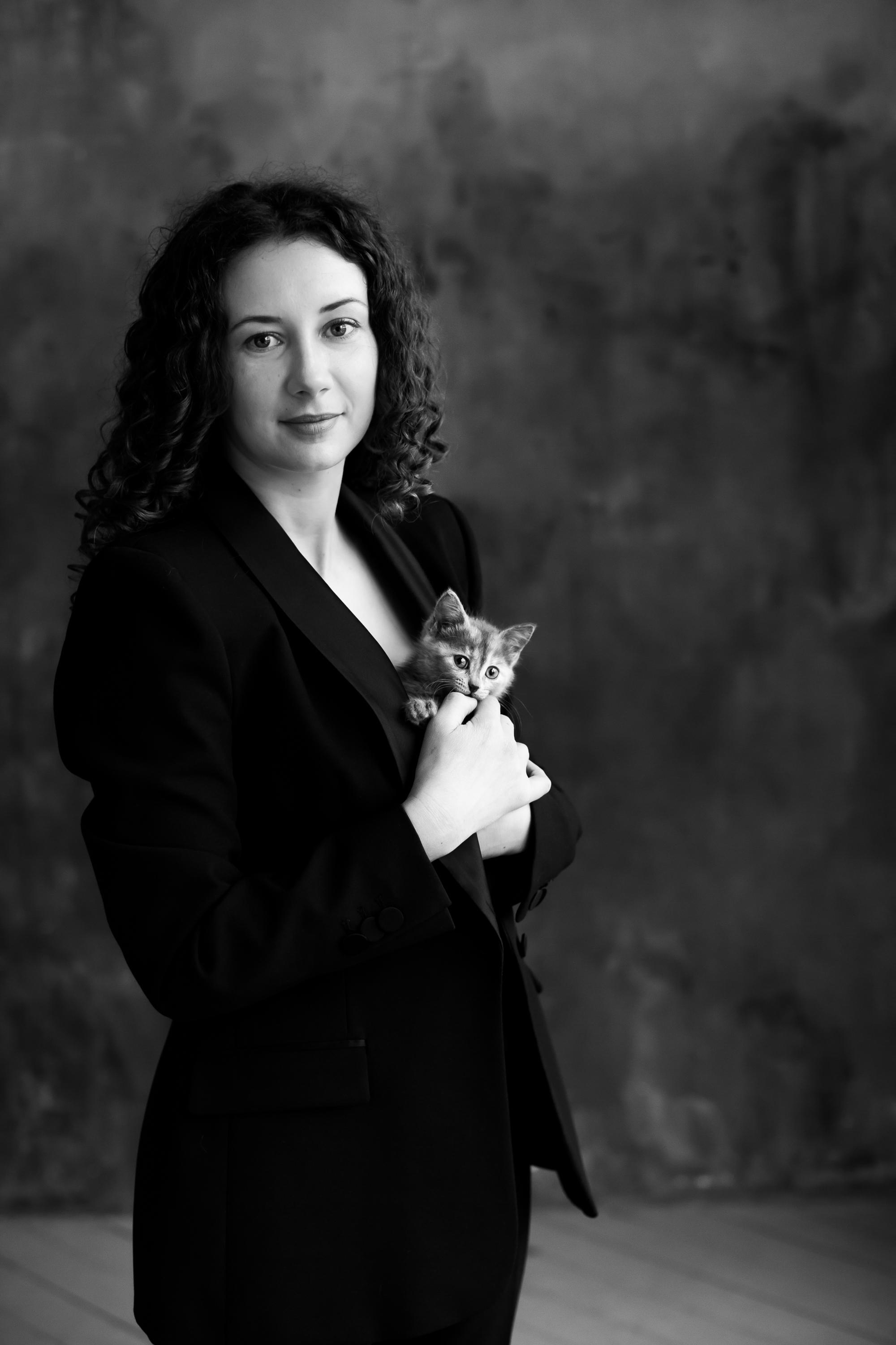 Настя, Веня, Майя и кот. Портретный творческий фотограф в Москве Надя Дудник