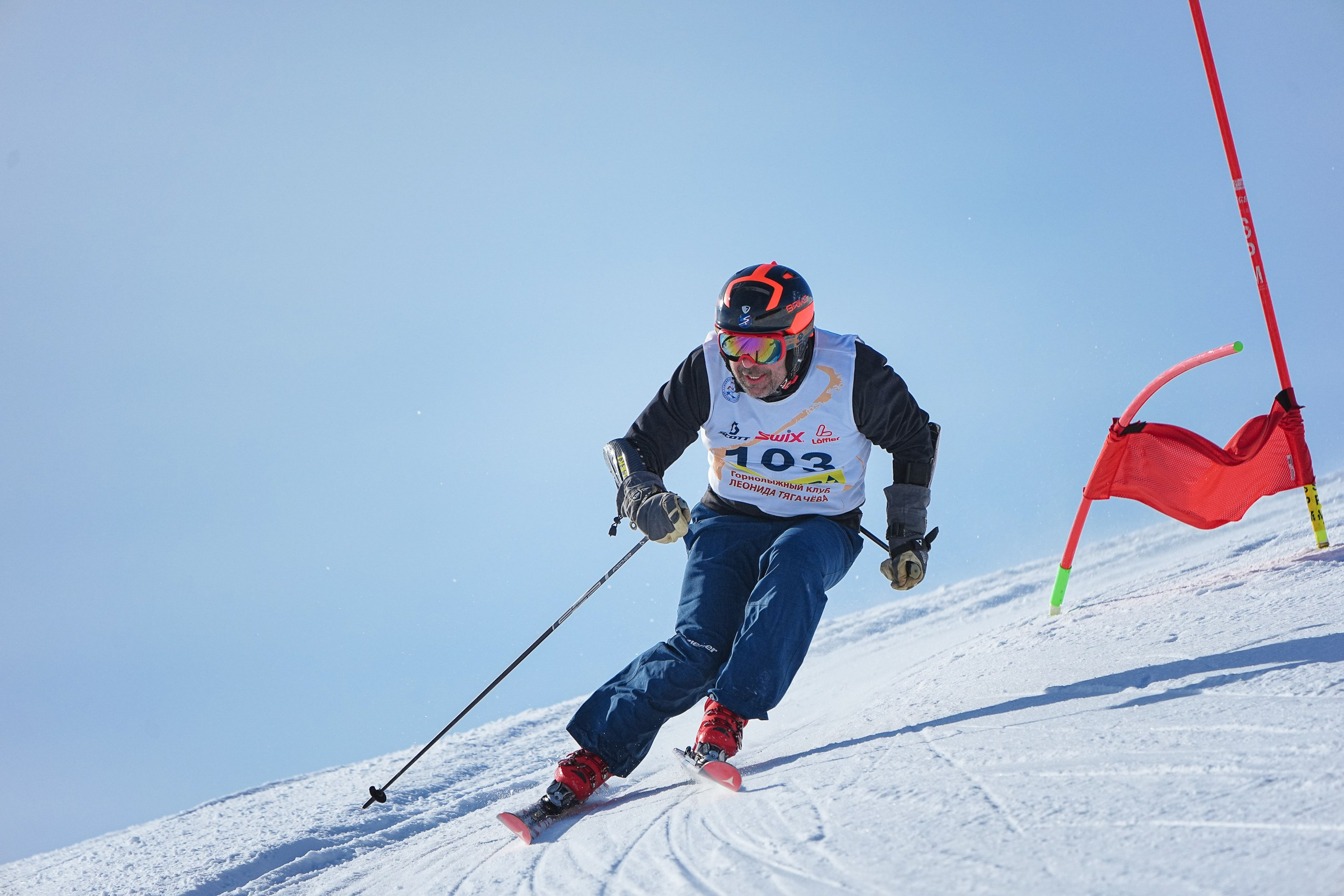 Соревнования «Приз горнолыжного клуба Леонида Тягачева», GS, 2024. Фотограф Студитский Евгений