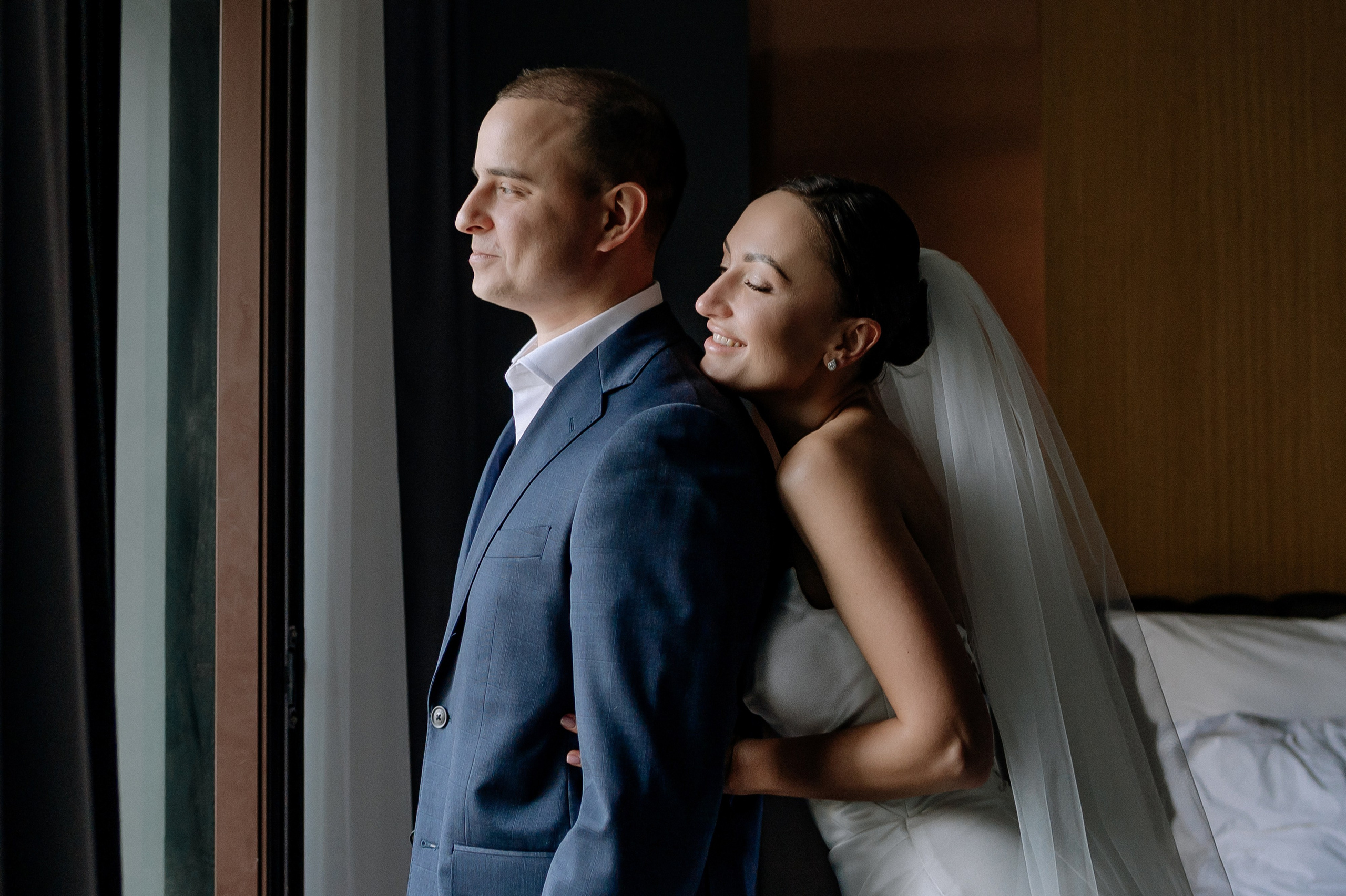 Свадебные сборы и фотосессия в отеле Hartwell Hotel. Свадебный фотограф Москва — Сергей и Татьяна