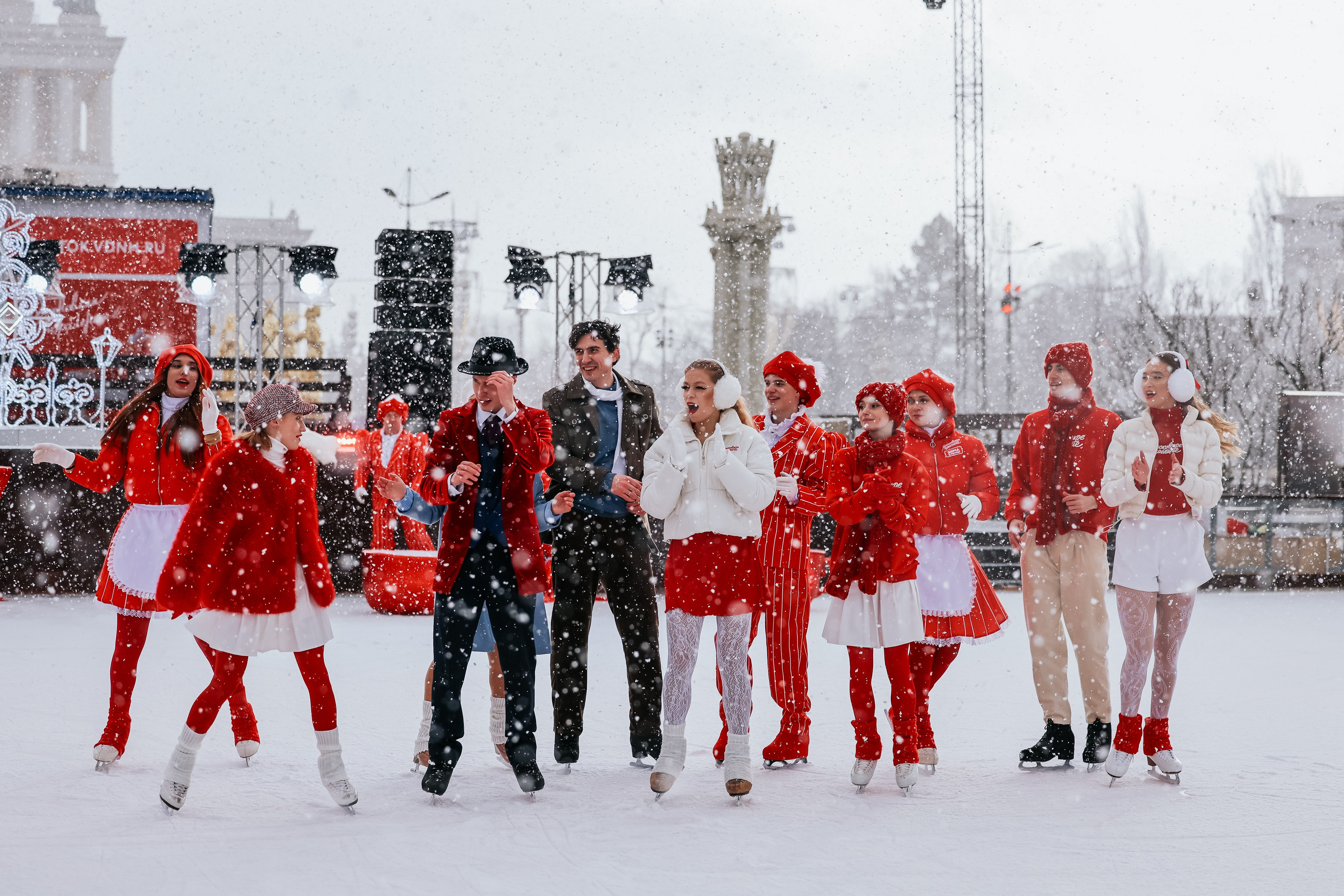 Ледовое шоу ВДНХ проект Московское чаепитие. Фотограф и видеограф Анна Домашенко