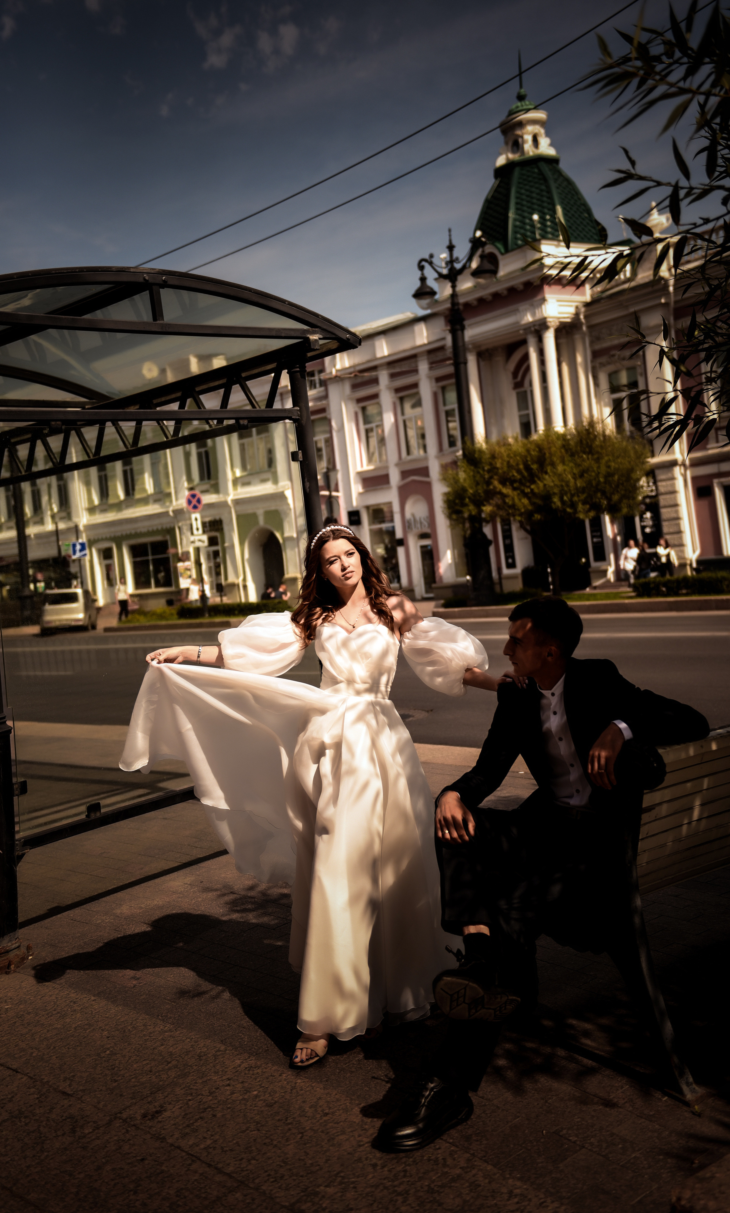 Витя и Юля 2х — часовая прогулка. Свадебный, семейный, детский, контент фотограф в Омске Максим Ильин