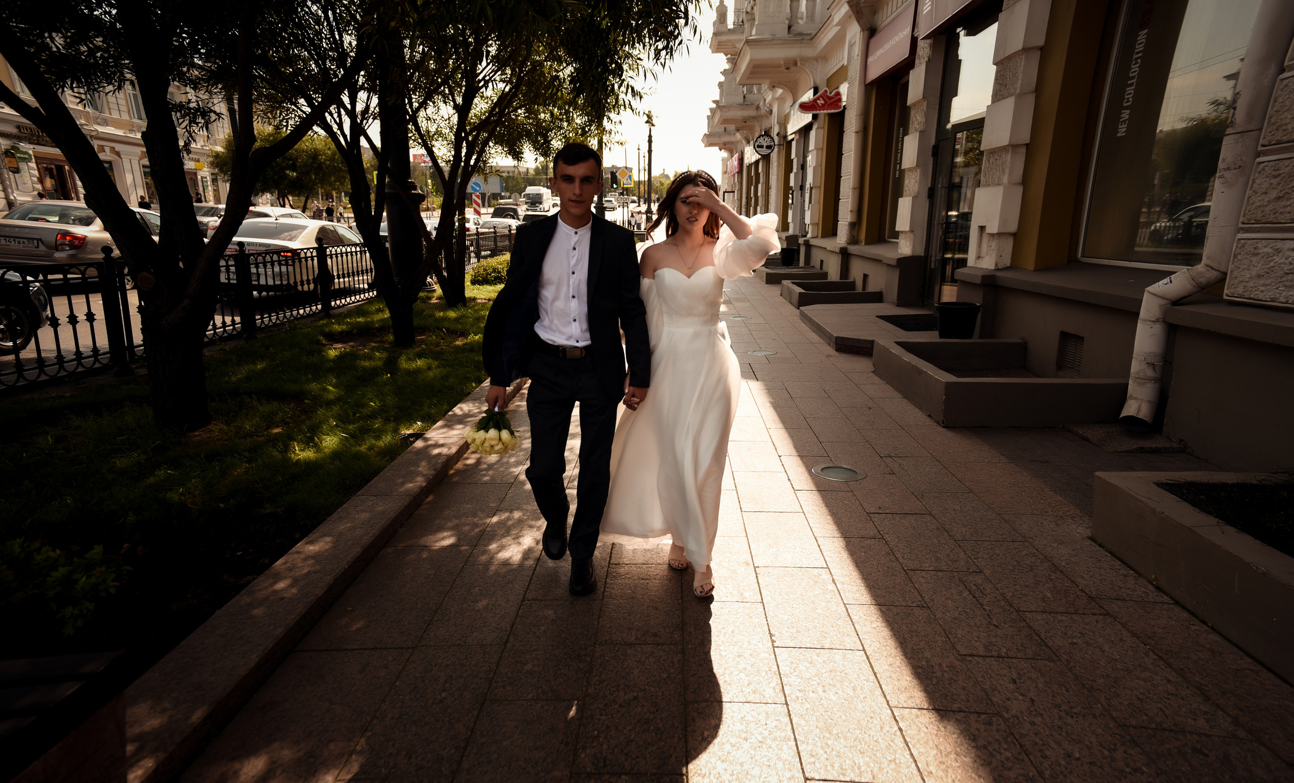 Витя и Юля 2х — часовая прогулка. Свадебный, семейный, детский, контент фотограф в Омске Максим Ильин