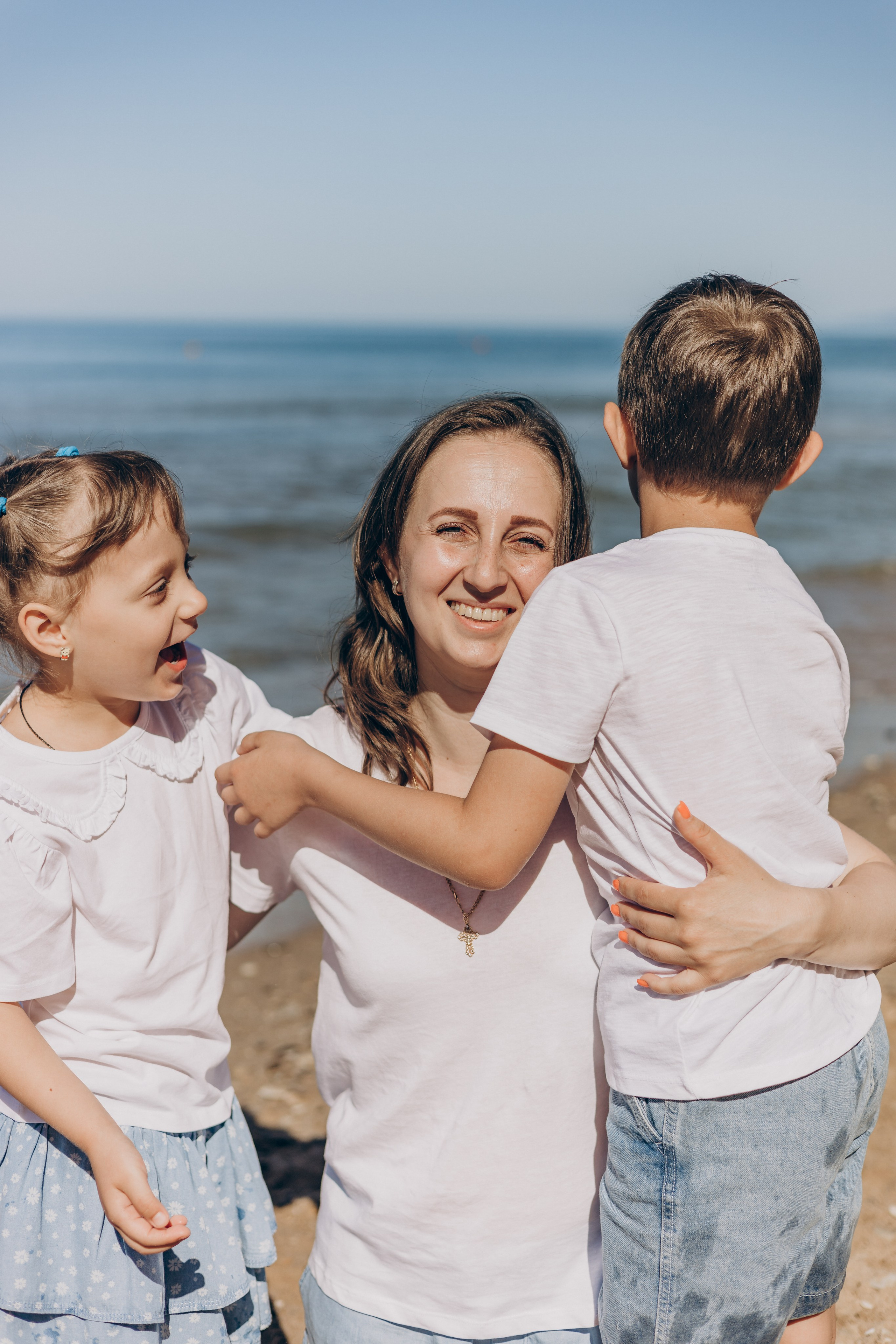 Сергей, Мария, Марк, Кира и Герман