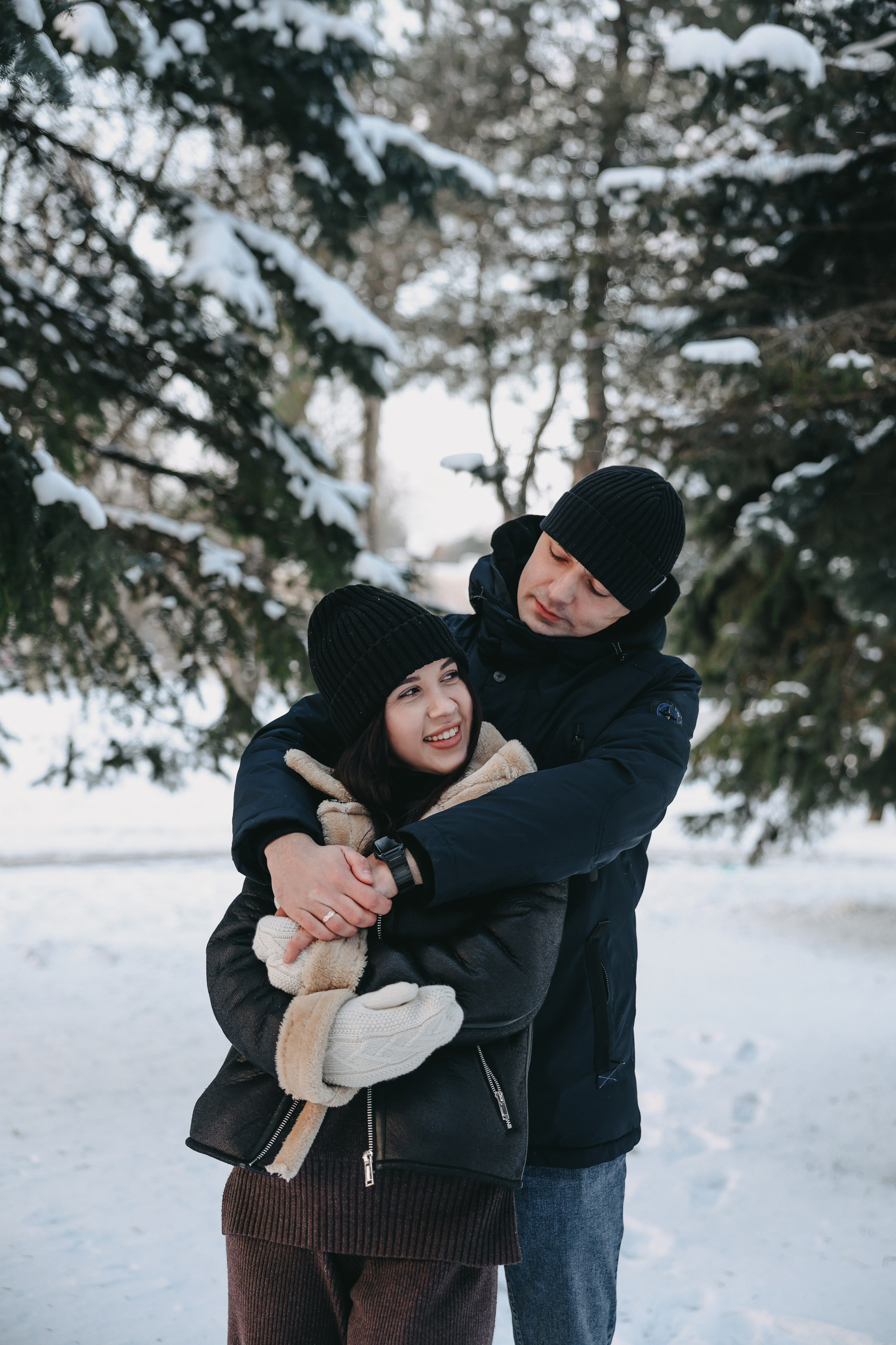 Снежное Love story. Свадебный и семейный фотограф в Ростове-на-Дону Марианна Хахладжева