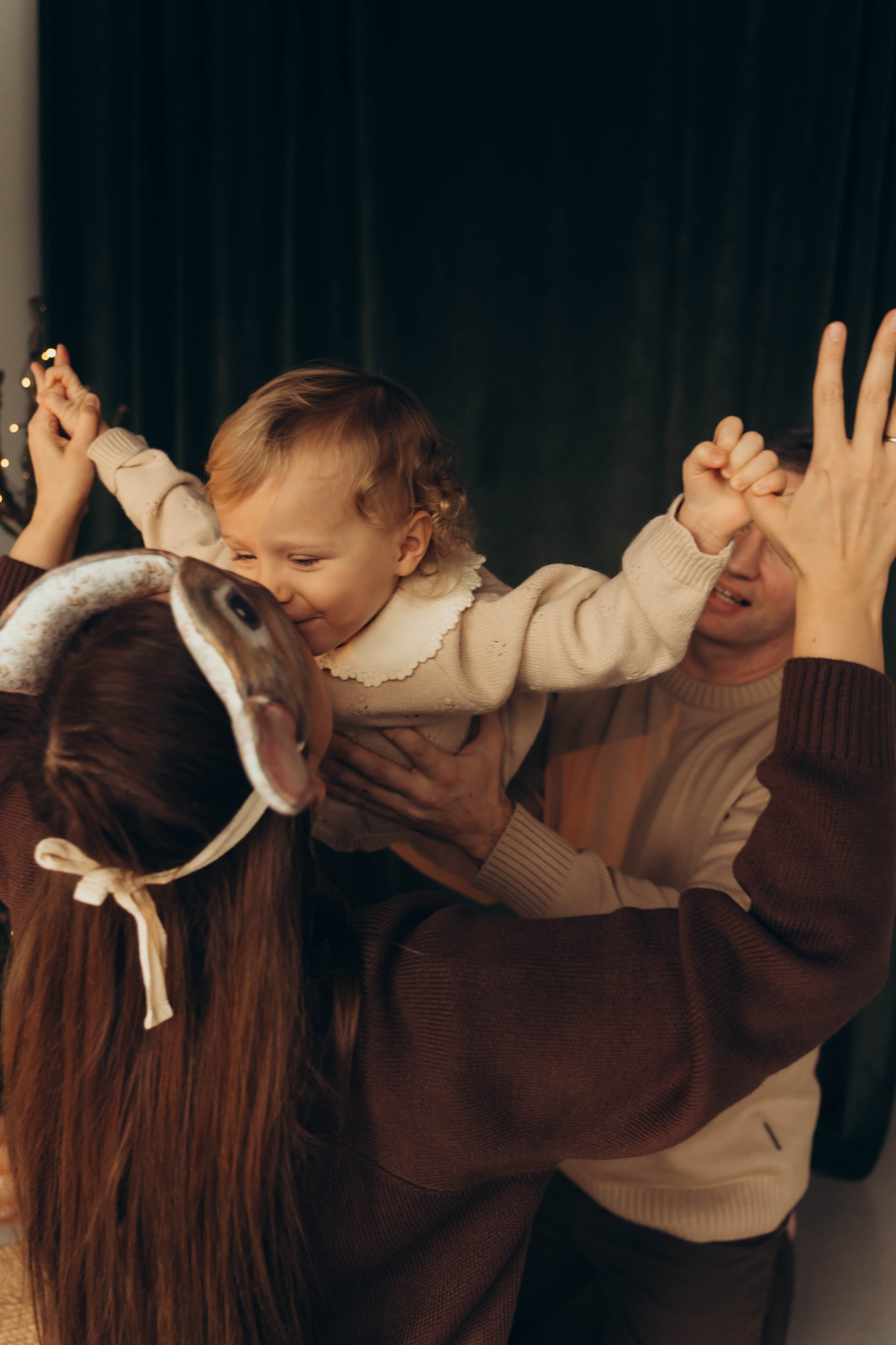 Екатерина, Николай и малышка Аня