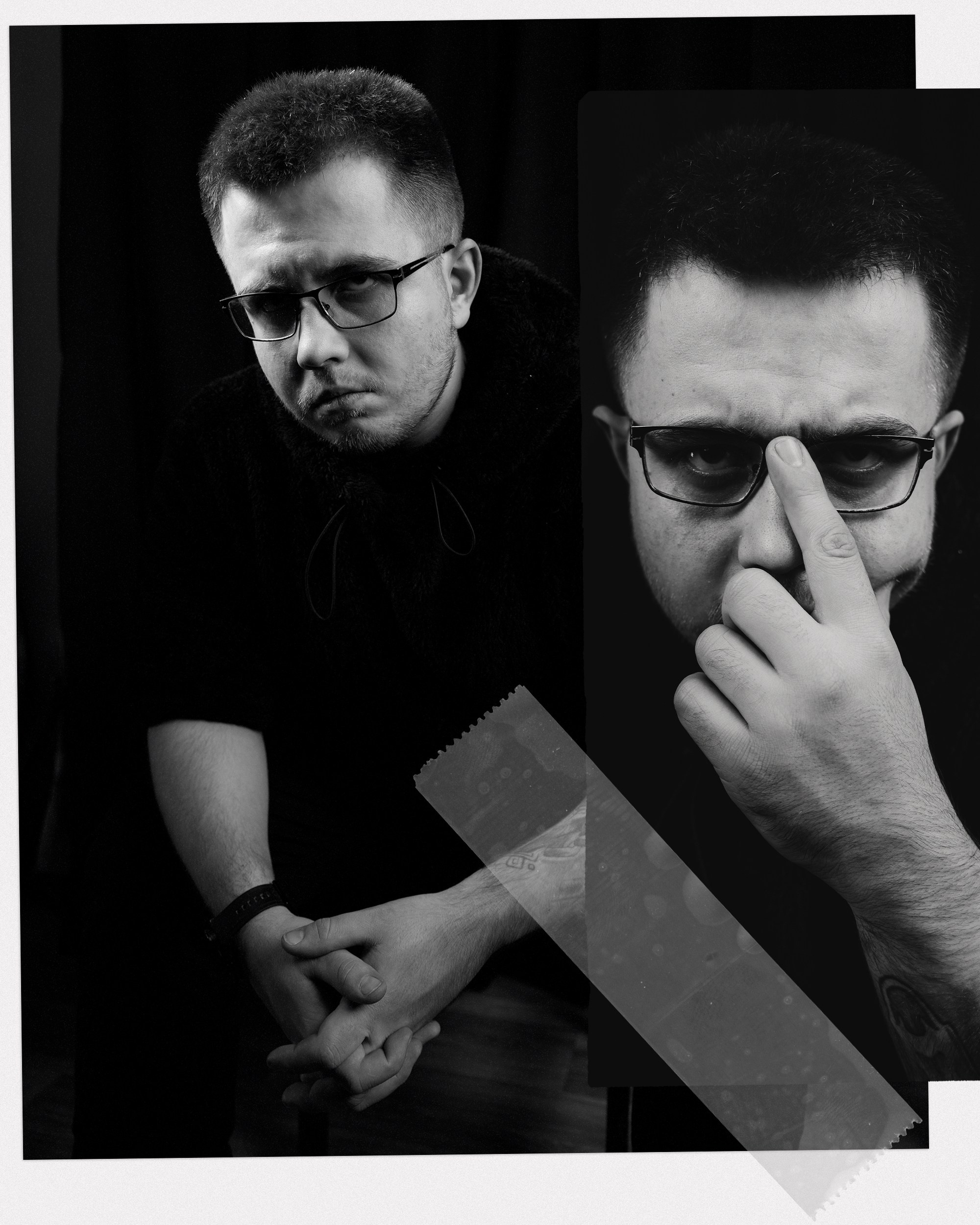 На этой фотографии молодой человек слушает внимательно