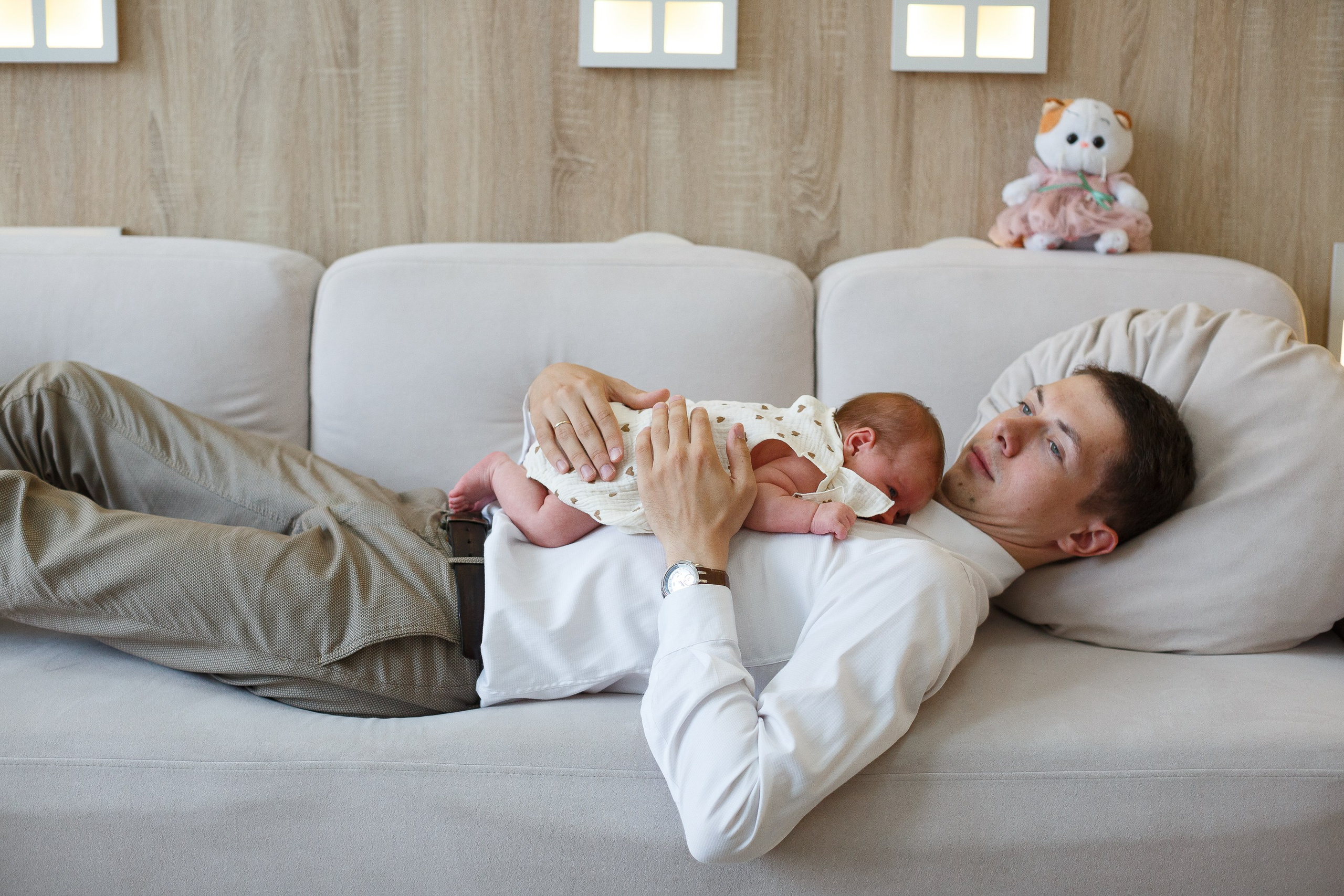 Фотосессия для семьи в студии