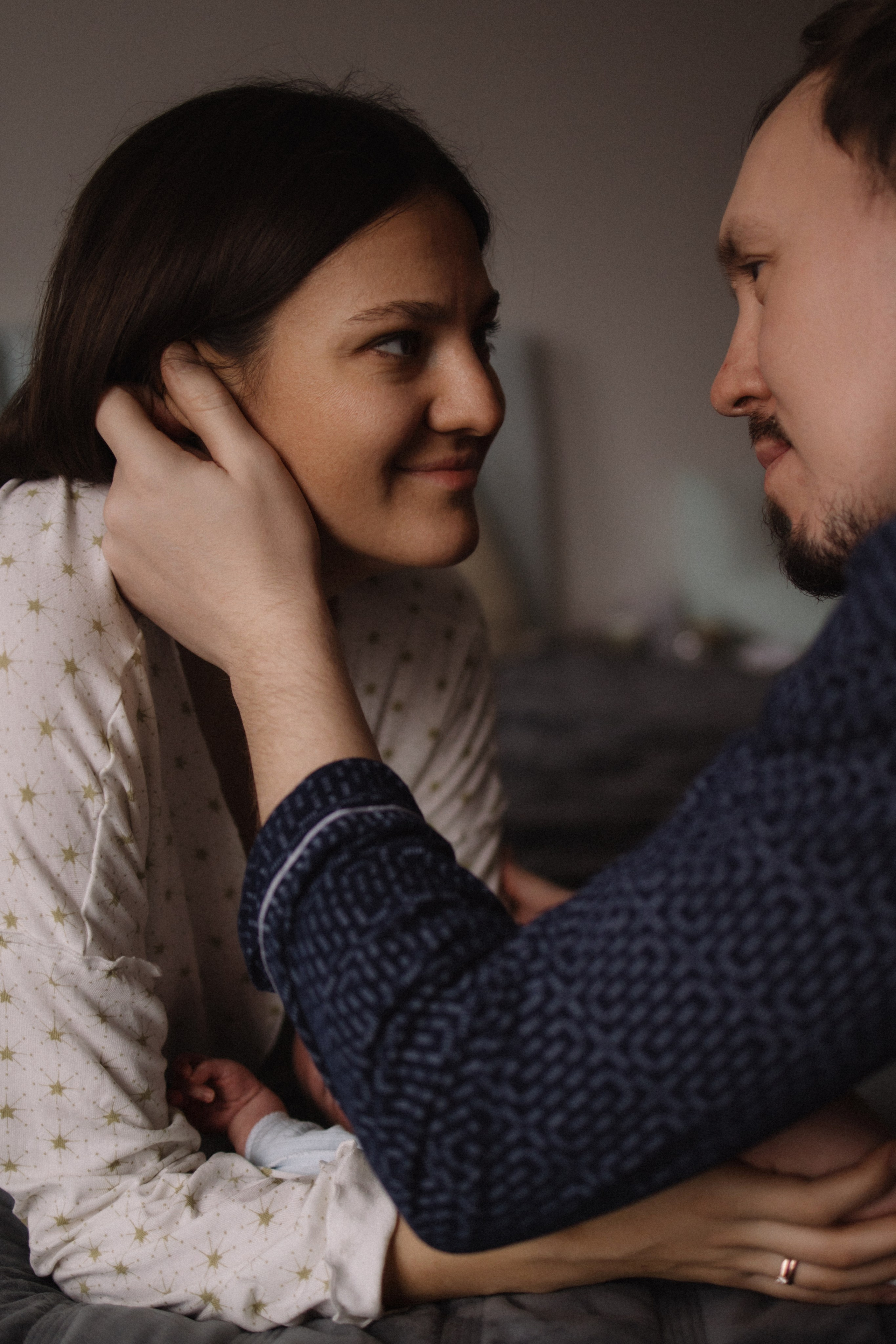 Семейная домашняя фотосессия новорожденного. Семейный фотограф в Москве и Люберцах Юлия Гуськова