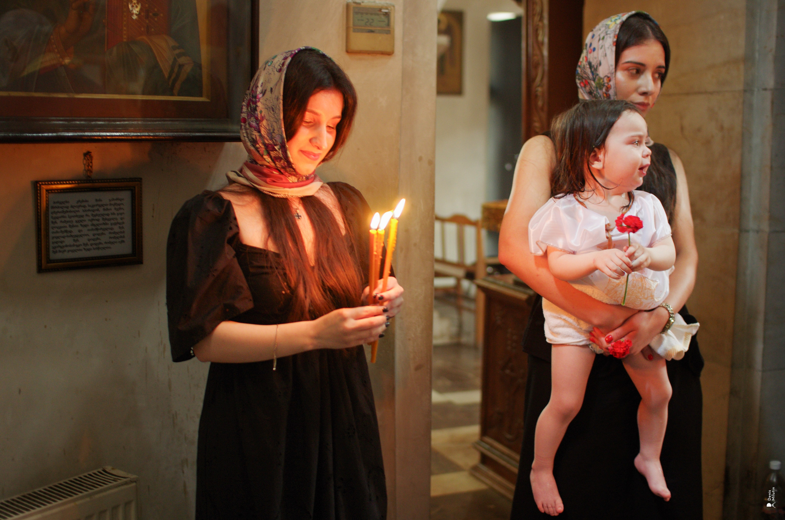 Крещение Сенаки. Портретный фотограф Денис Милютин