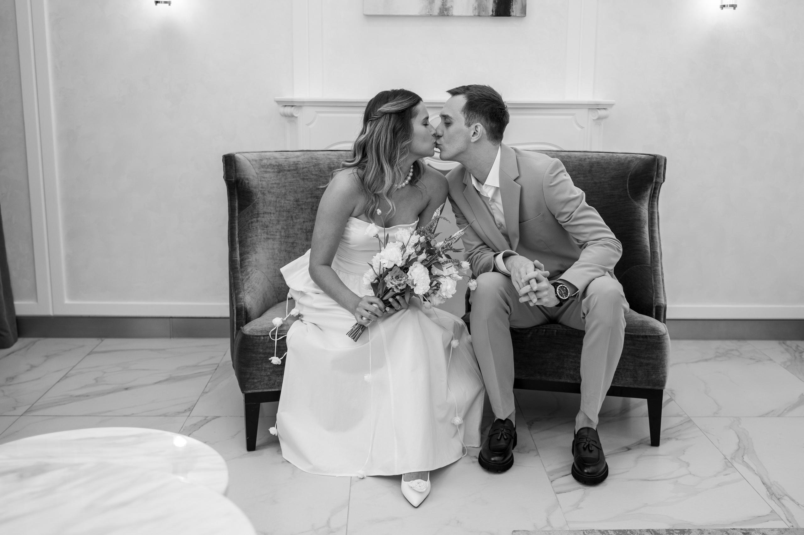 Елена и Владимир. Камерная свадьба в кафе «Рябчик»