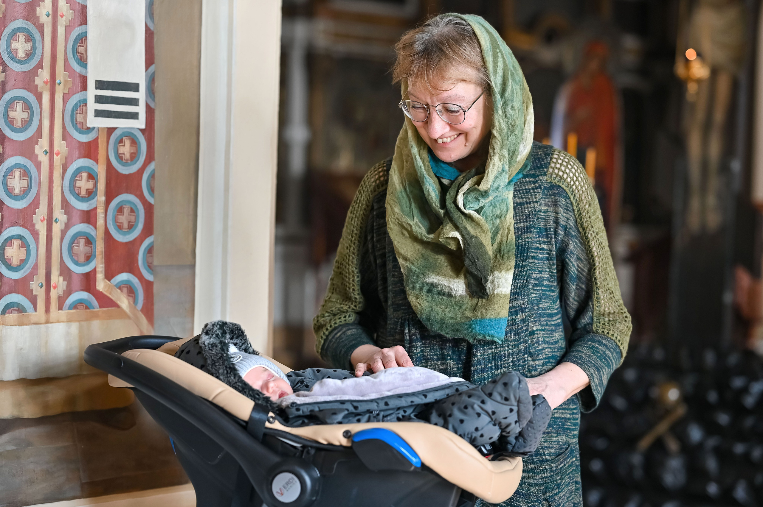 Крещение Александры. Семейный фотограф в г. Воскресенск Наталия Молева