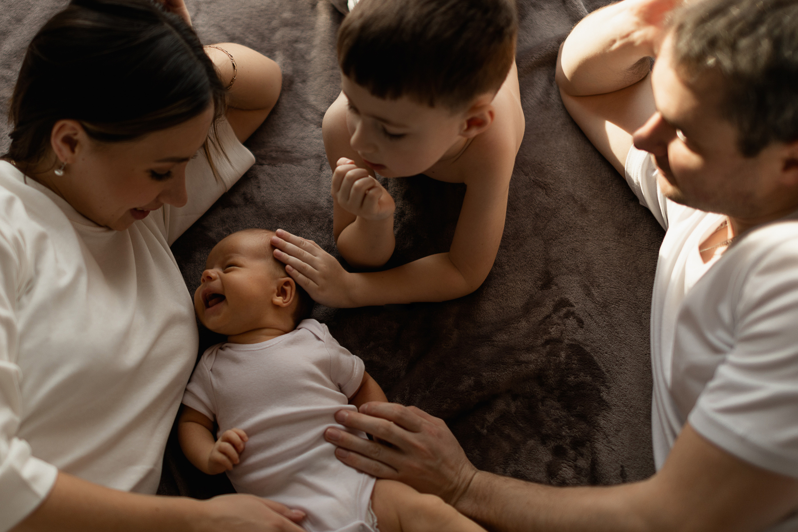 Семья. Ваня, Стёпа, Полина, Мирослава. Пухова Татьяна фотограф в Перми