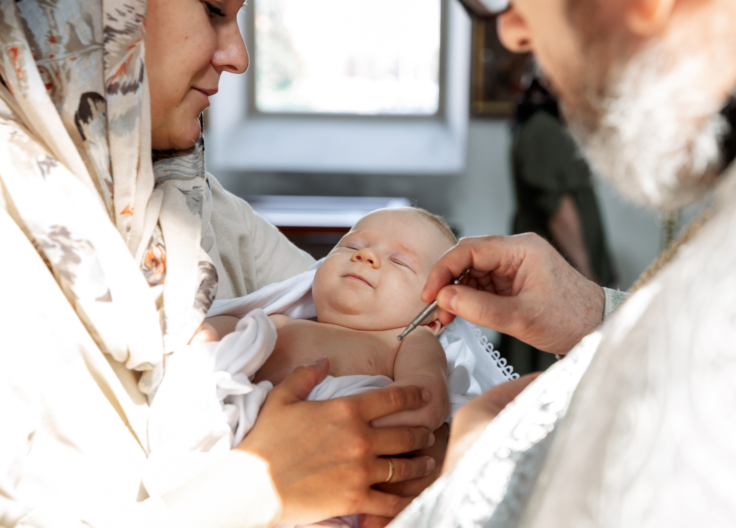 Крещение Сияны. Портретный и семейный фотограф в Москве Ирина Голубчина