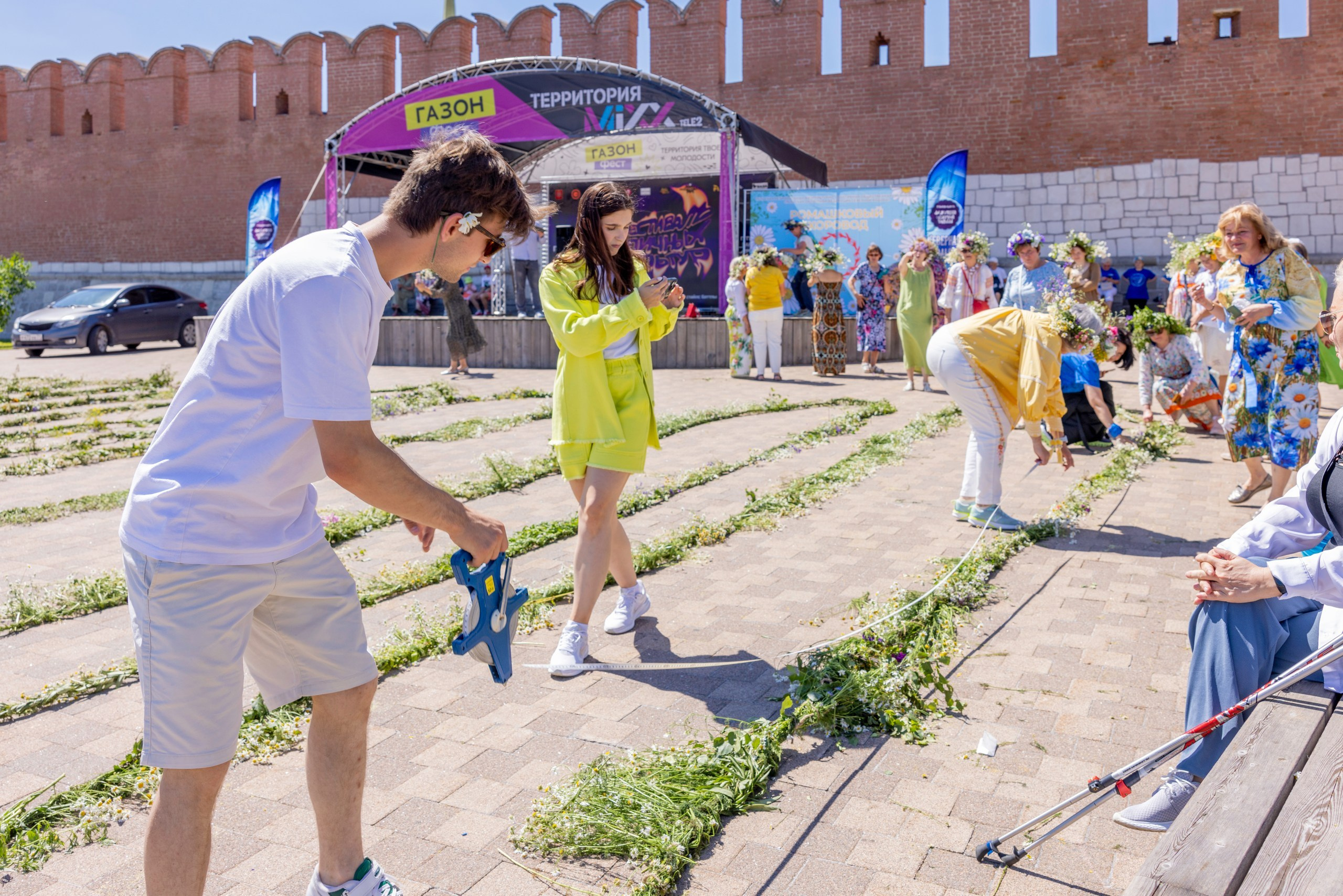 Фестиваль «Ромашковый хоровод». Северная ходьба. Фотограф в Туле Крупский АнДРей. Фотостудия «КАДР71» в Туле