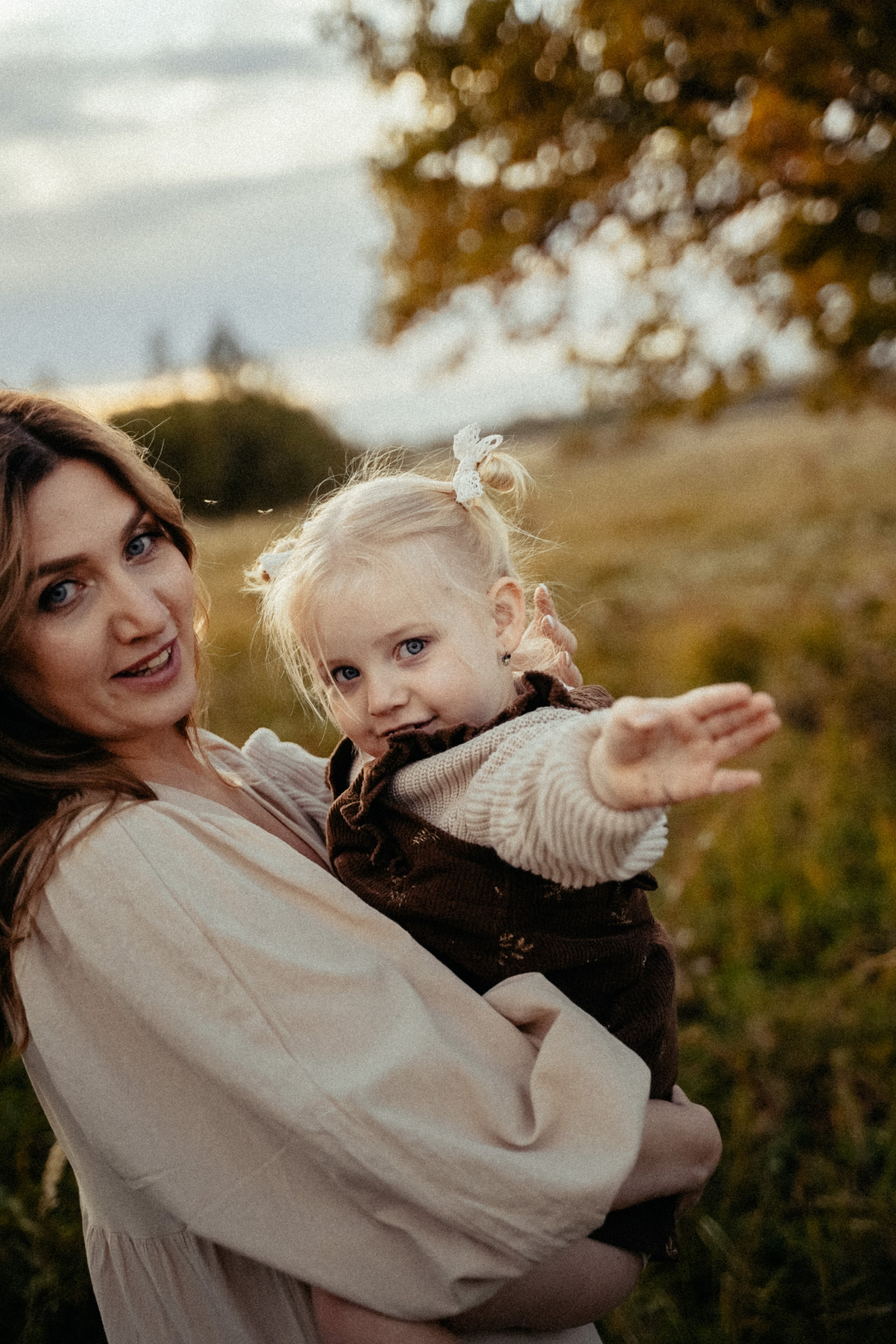 Семья на природе