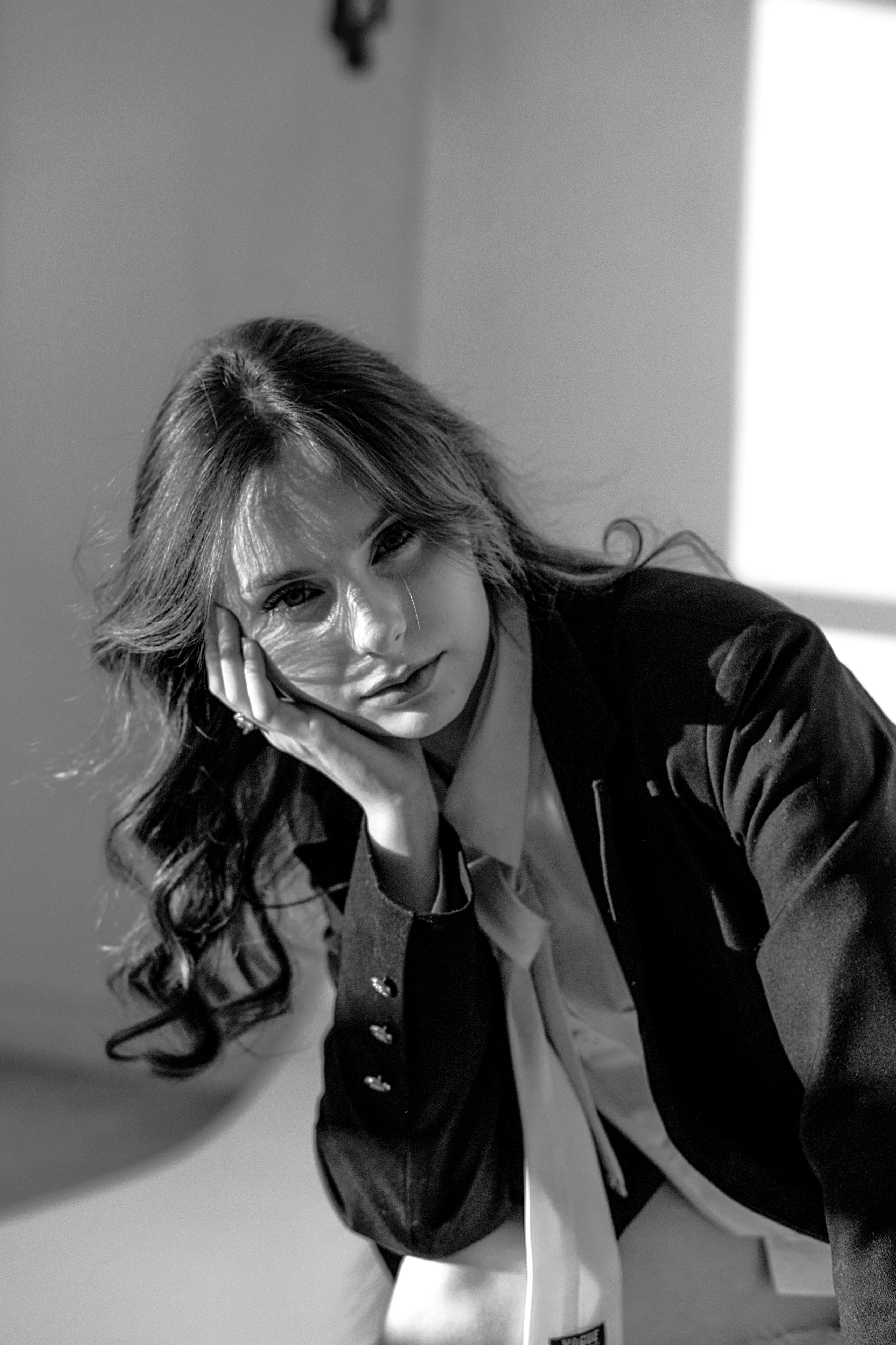 Индивидуальная женская фотосессия в студии. Фотограф Москва