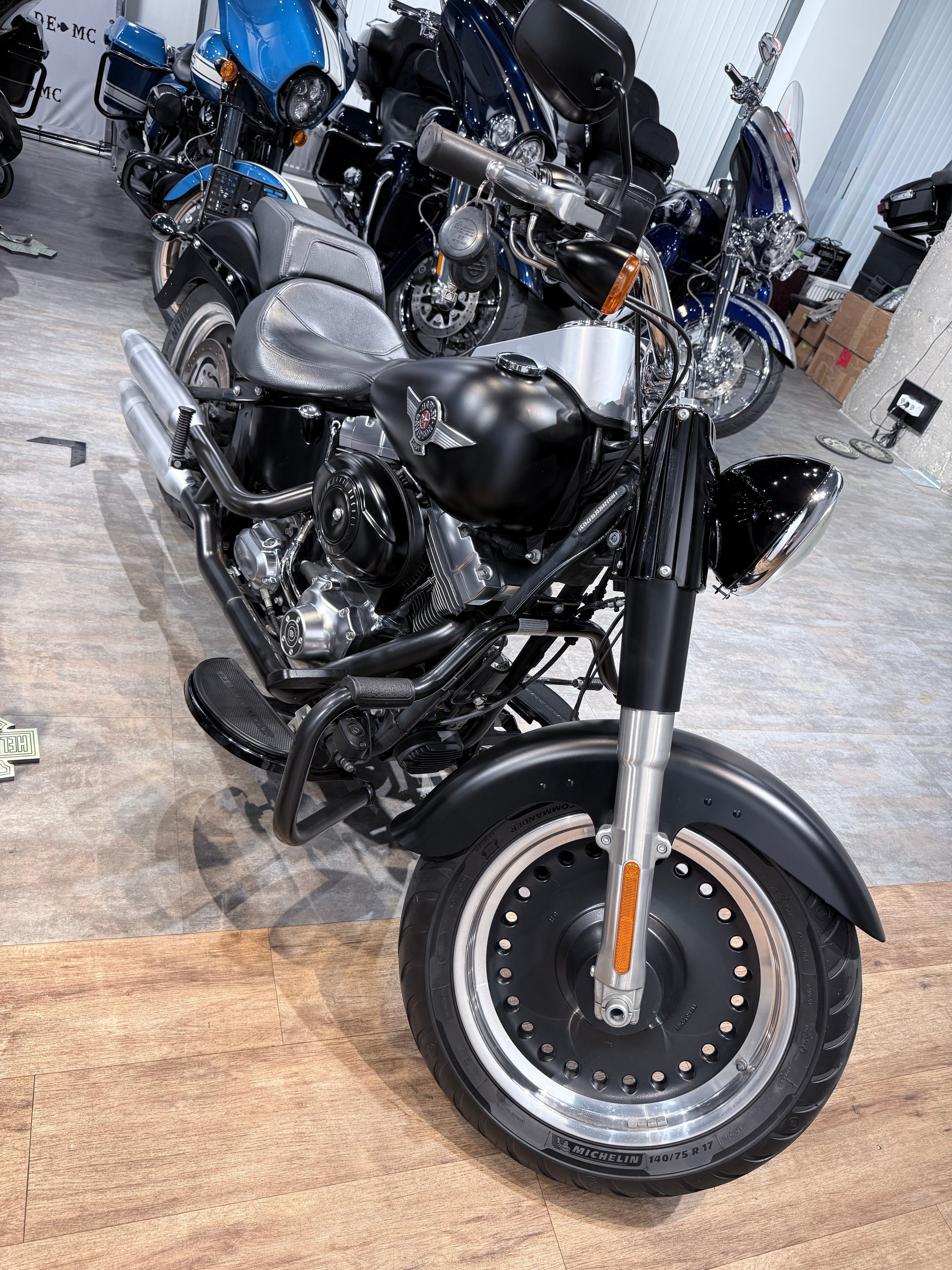 2014 Fat Boy Black Matt ABS. Hello Davidson, Москва. Только хорошие мотоциклы…