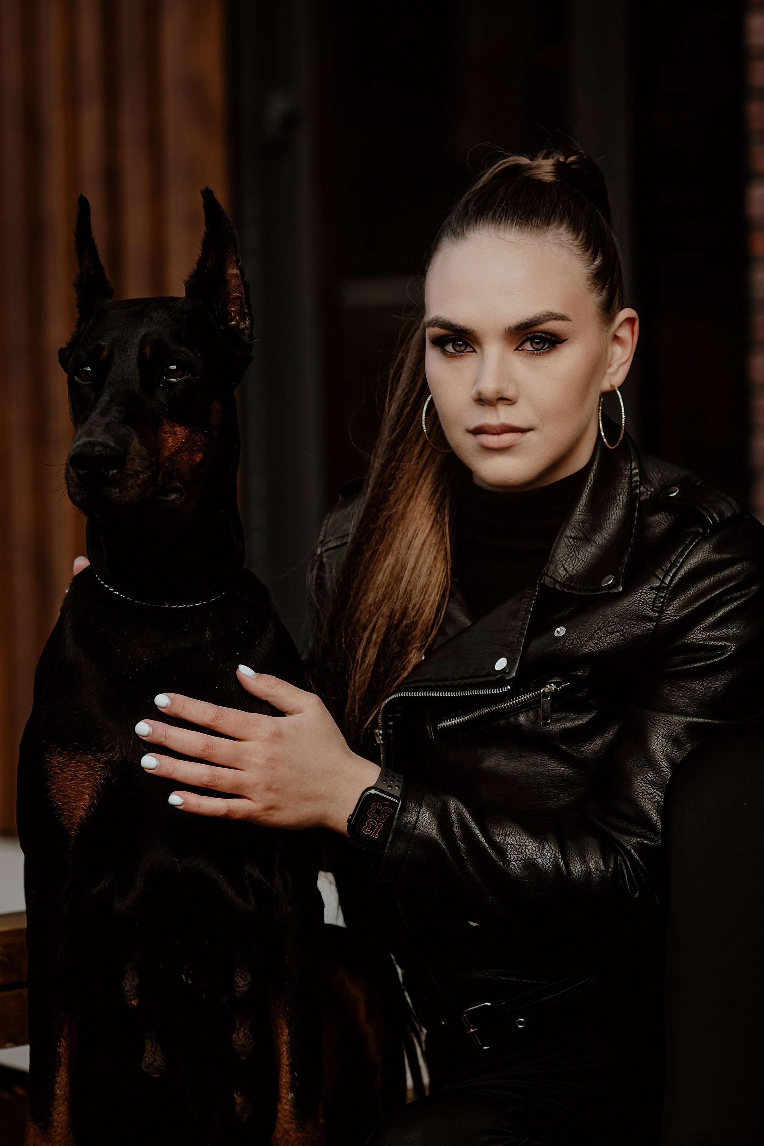 Прогулка с доберманами. Свадебный фотограф Челябинск