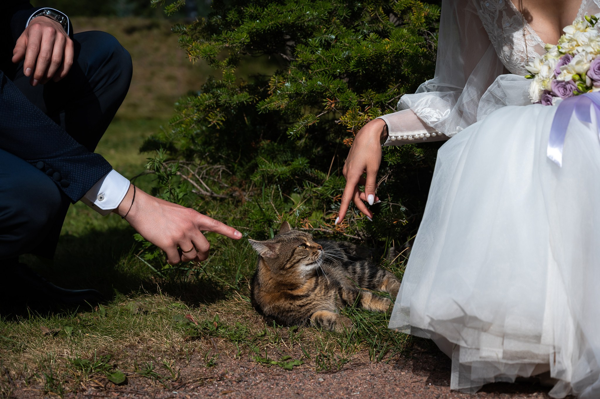 Свадебная фотосессия уна природе