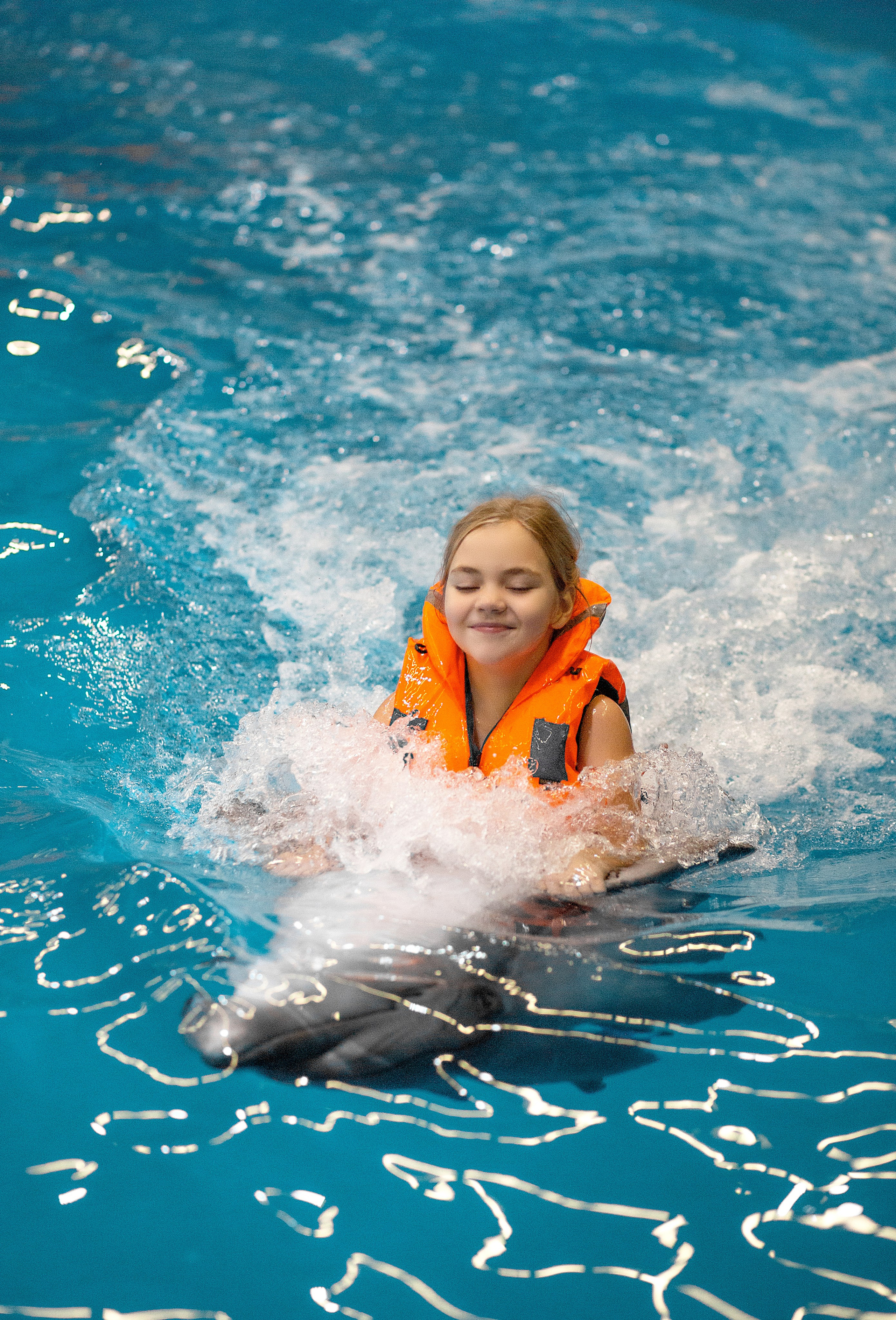 Василиса и дельфины. Фотосессия с лошадьми в Нижнем Новгороде