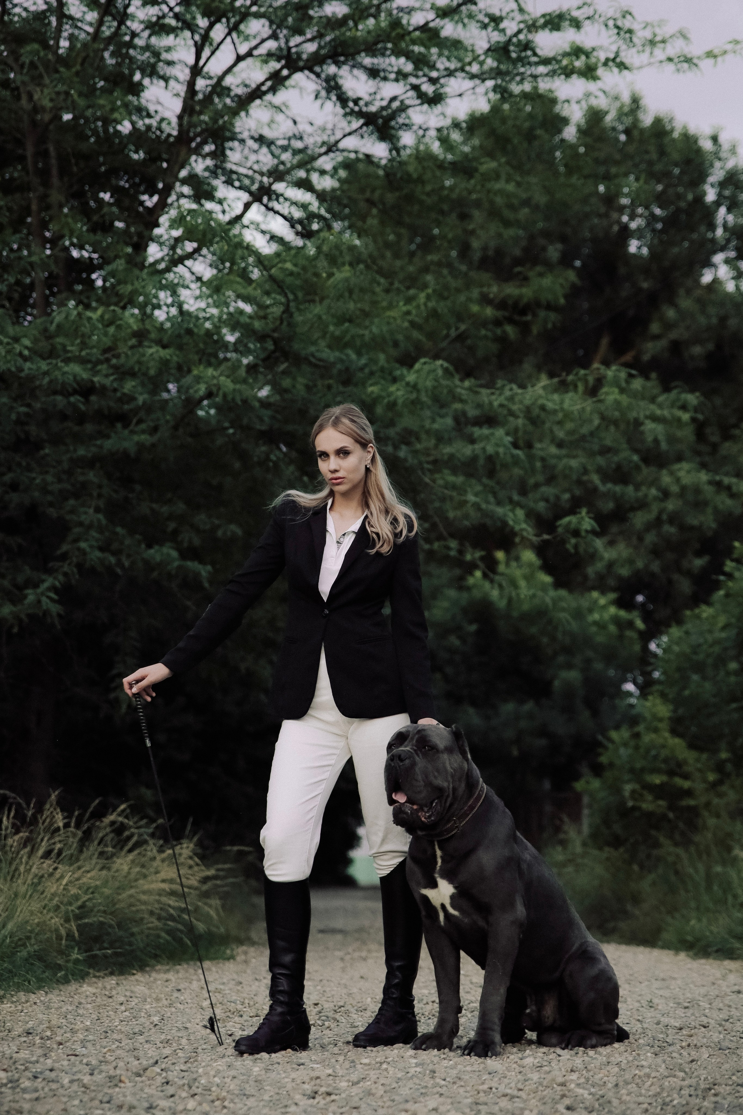 Фотопроект с лошадью Куклой и кане-корсо Цефеем. Семейный и конный фотограф в Краснодарском крае и Адыгее