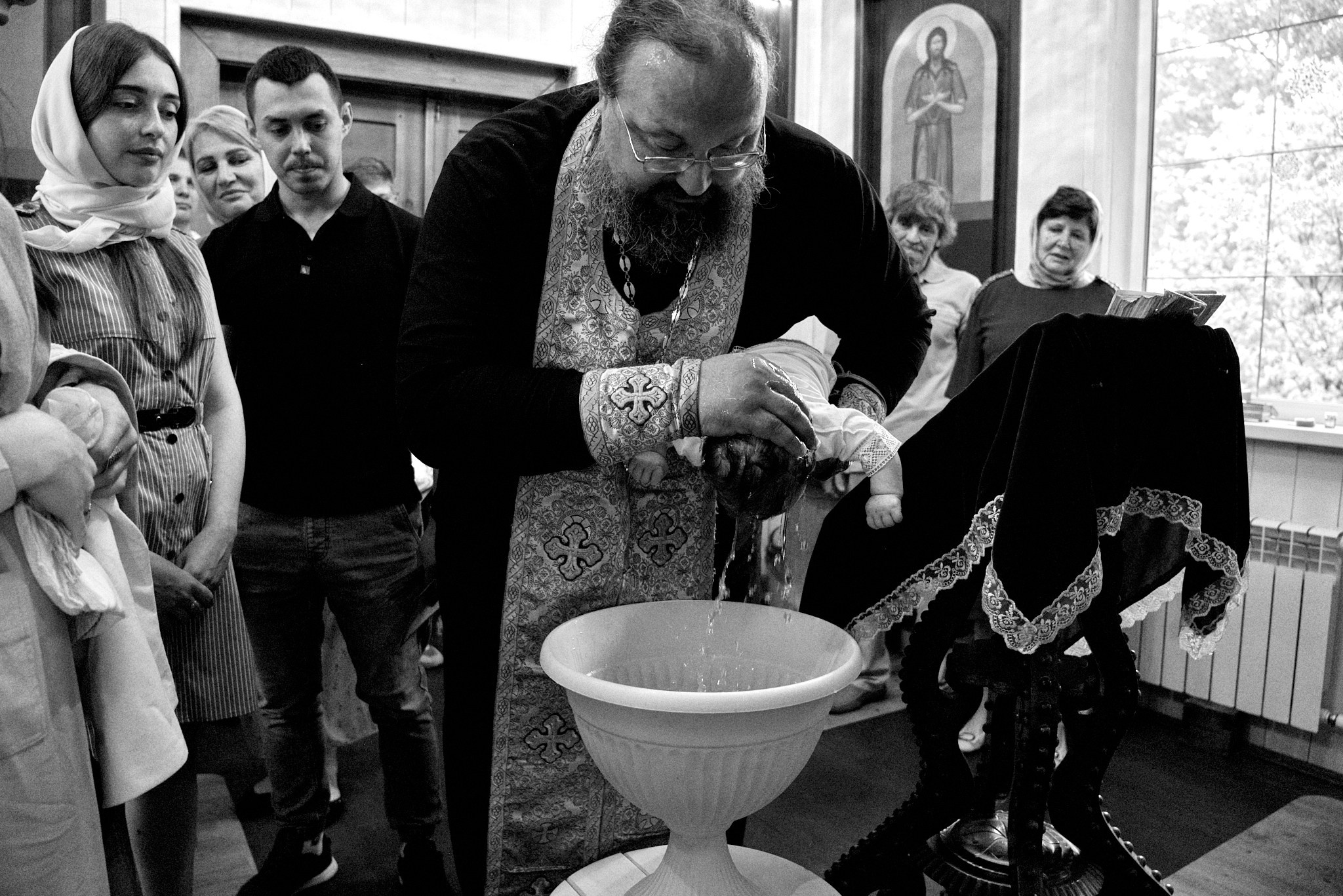 Фотосессия крещение Варвары