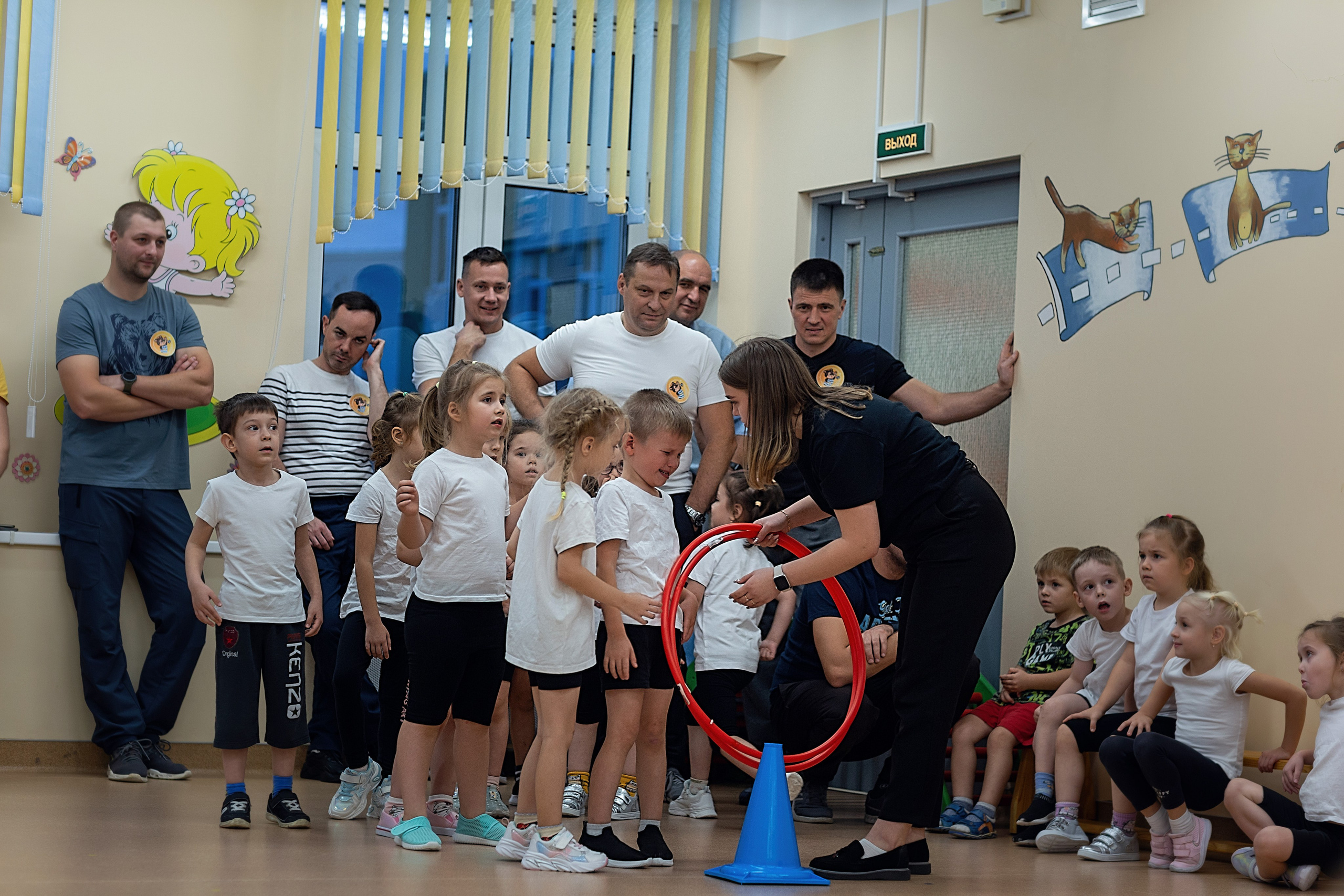 День пап в детском саду_2024. Семейный фотограф в Санкт-Петербурге