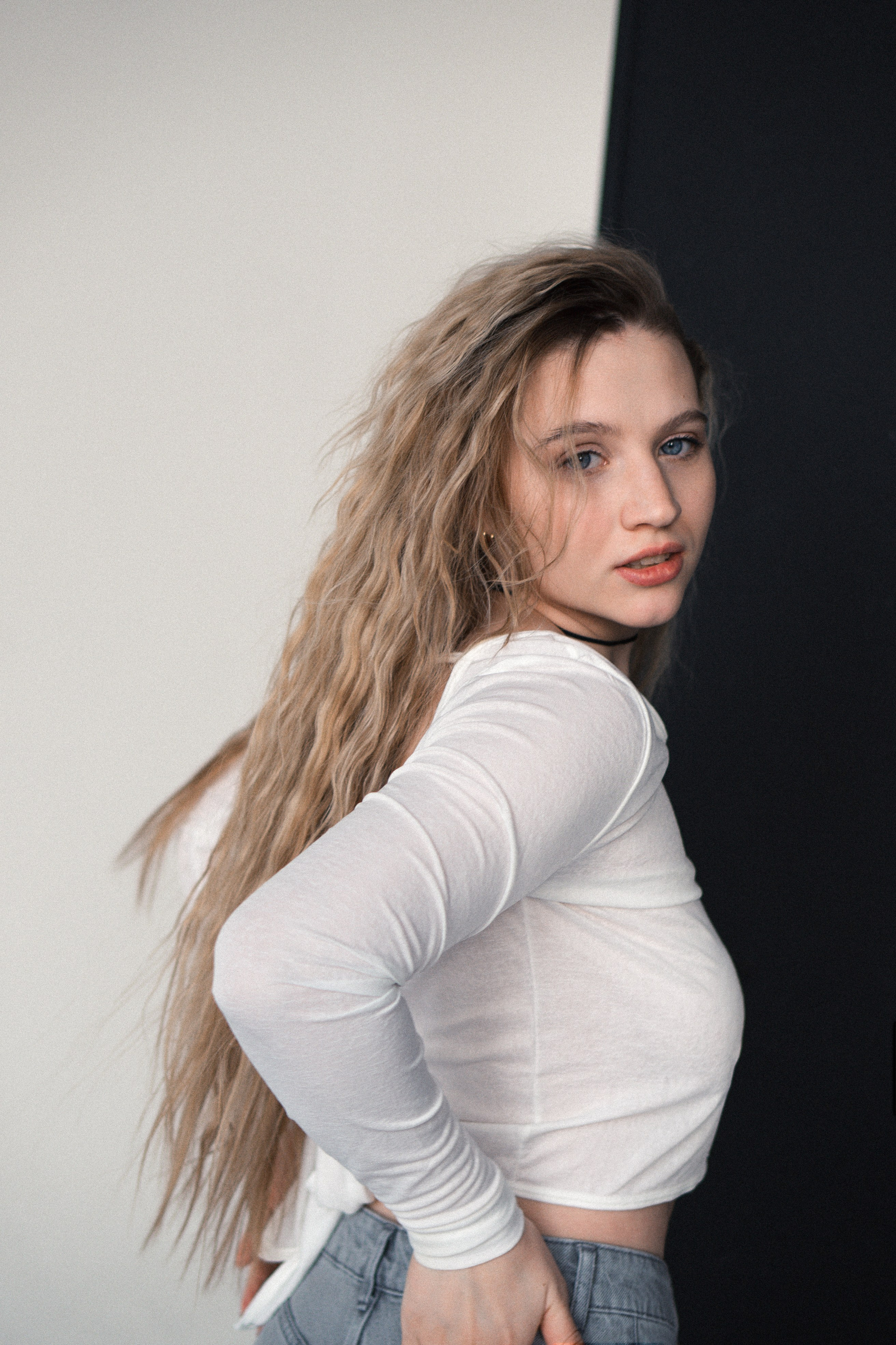 Персональная женская фотосессия в студии. Фотограф Москва