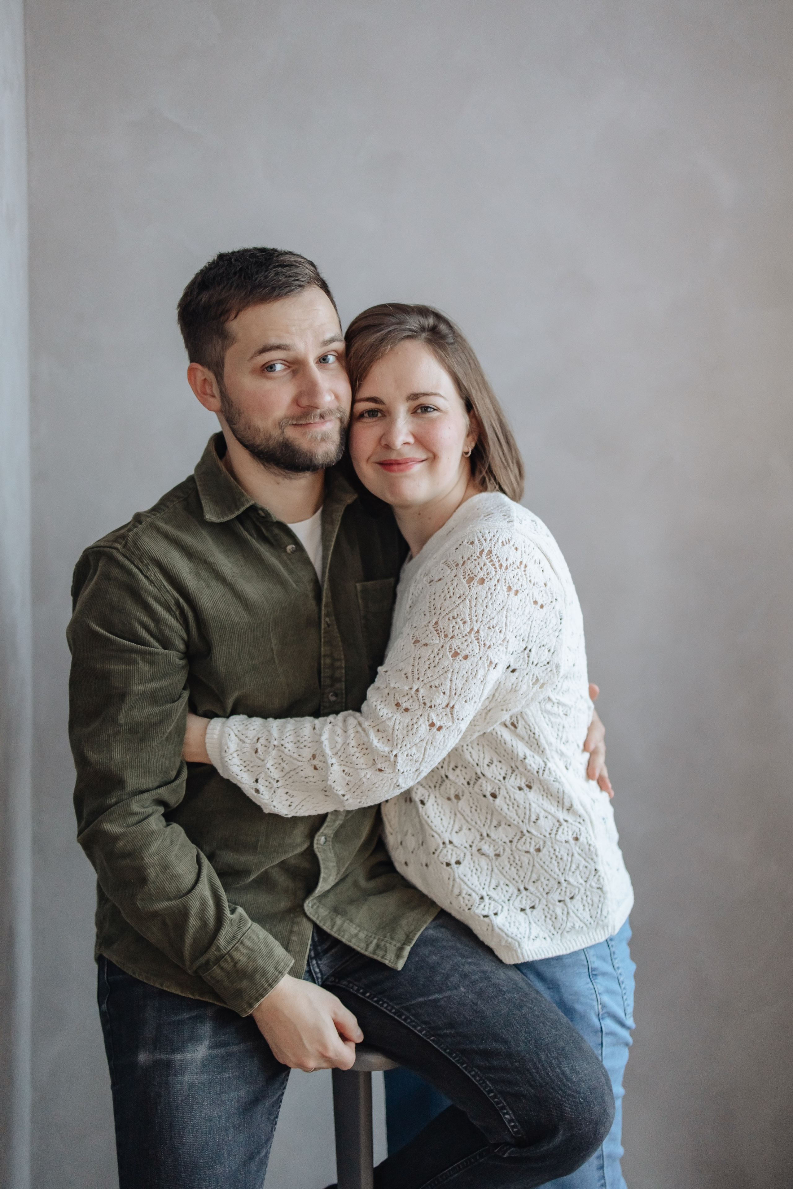 Семья в студии. Фотограф Алена Малинина в Санкт-Петербурге Пушкин Питер СПб Семейные и детские фотосессии