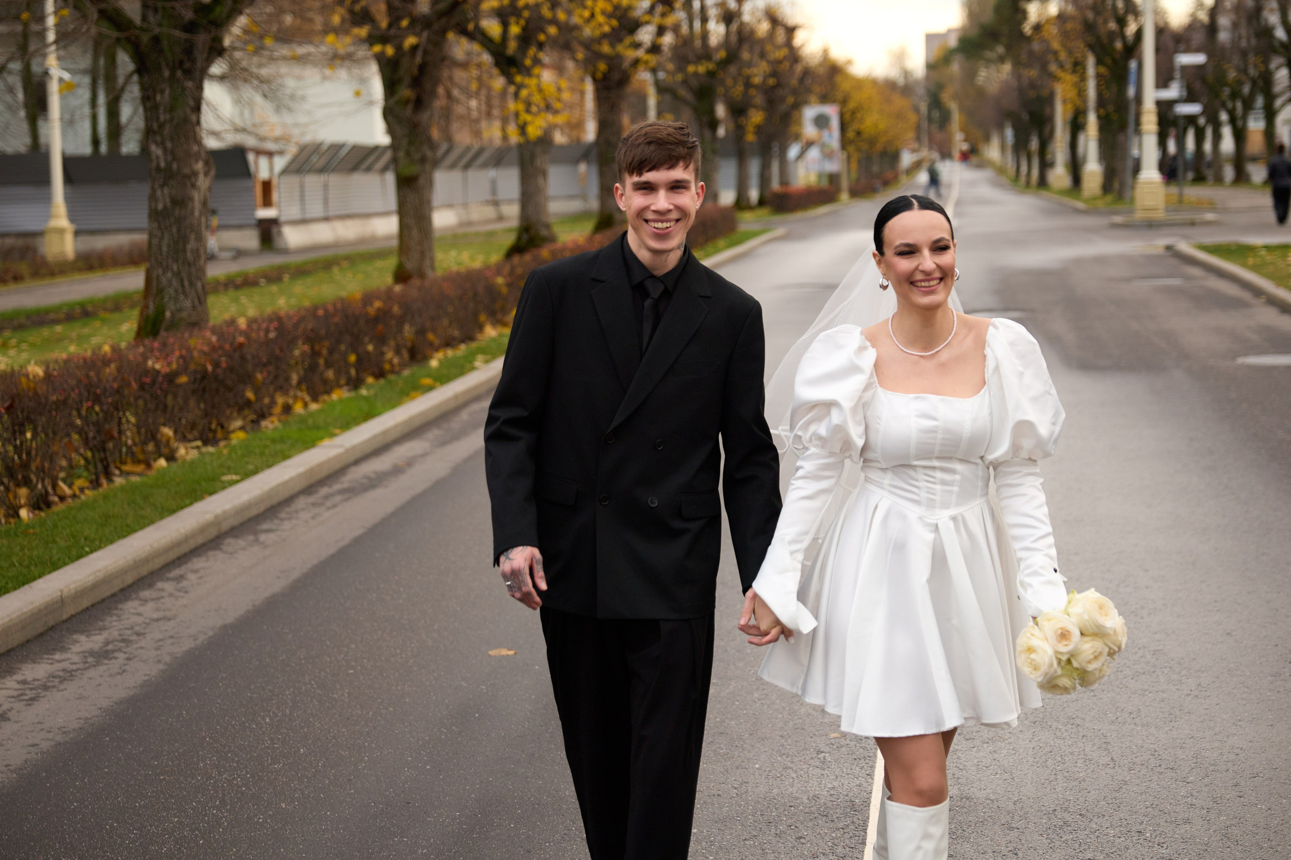 Елизавета и Артем. Роспись на ВДНХ и коротка прогулка. Любовь Юсупова. Фотограф