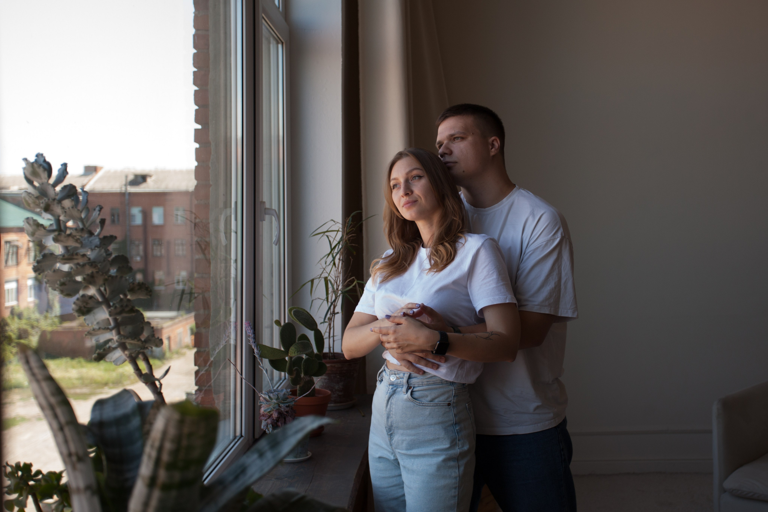 Женя и Кристина минимализм. Семейный и детский фотограф в Краснодаре Брусилова Марина