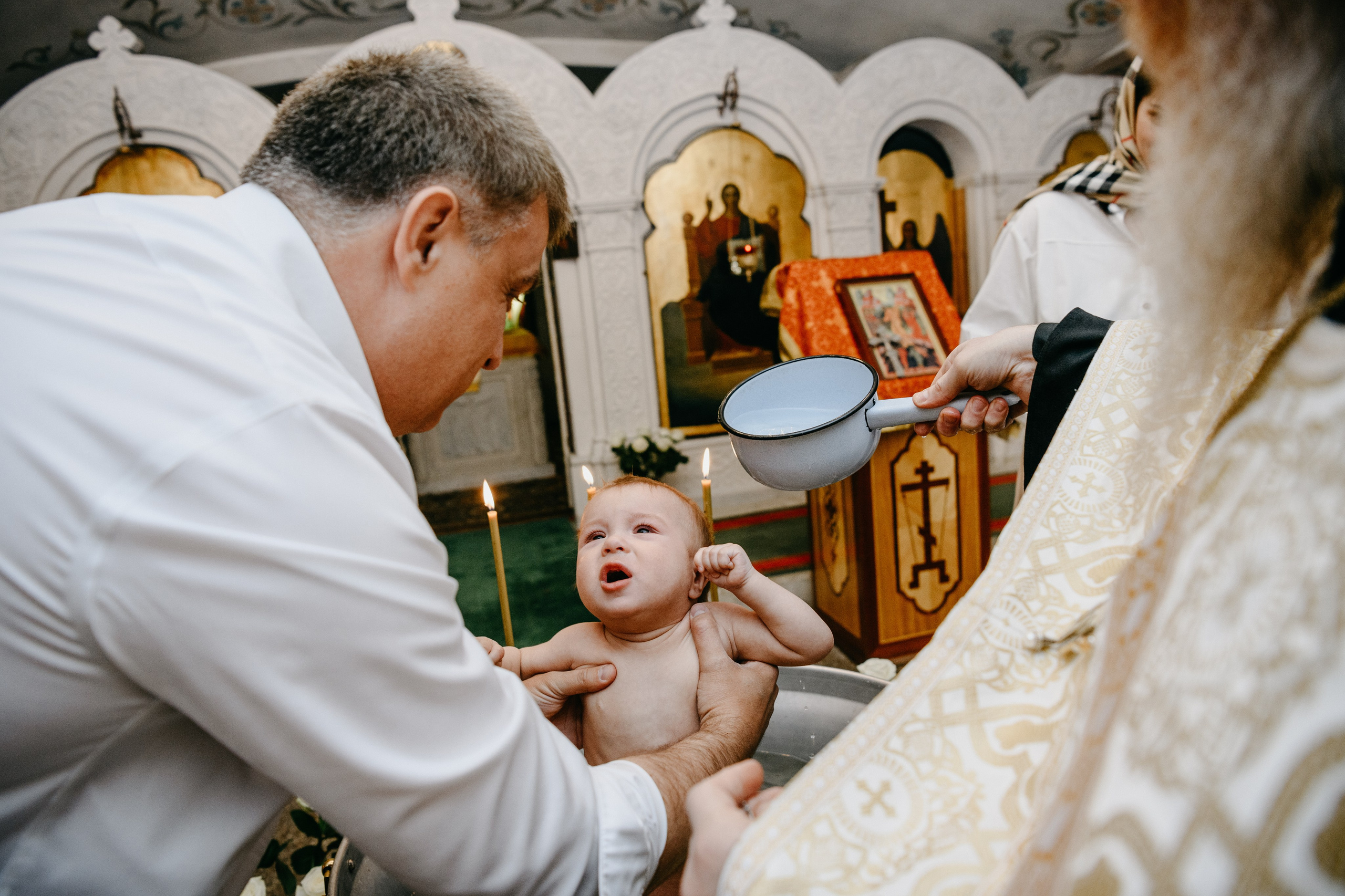 Крещение Александра. Фотограф на выписку из роддома в Москве и МО