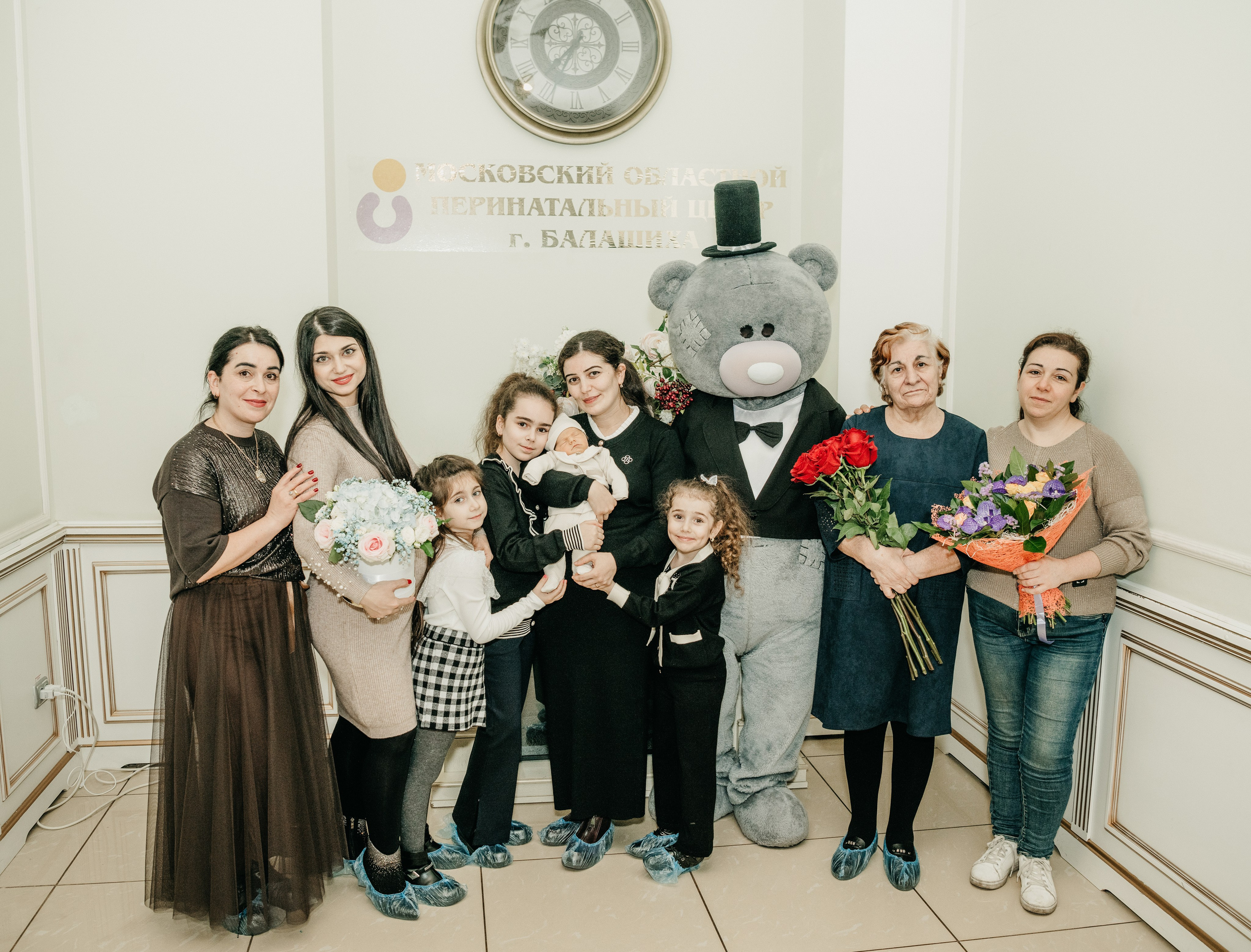 Выписка Вигена. Перинатальный центр в Балашихе. Фотограф на выписку из роддома в Москве и МО