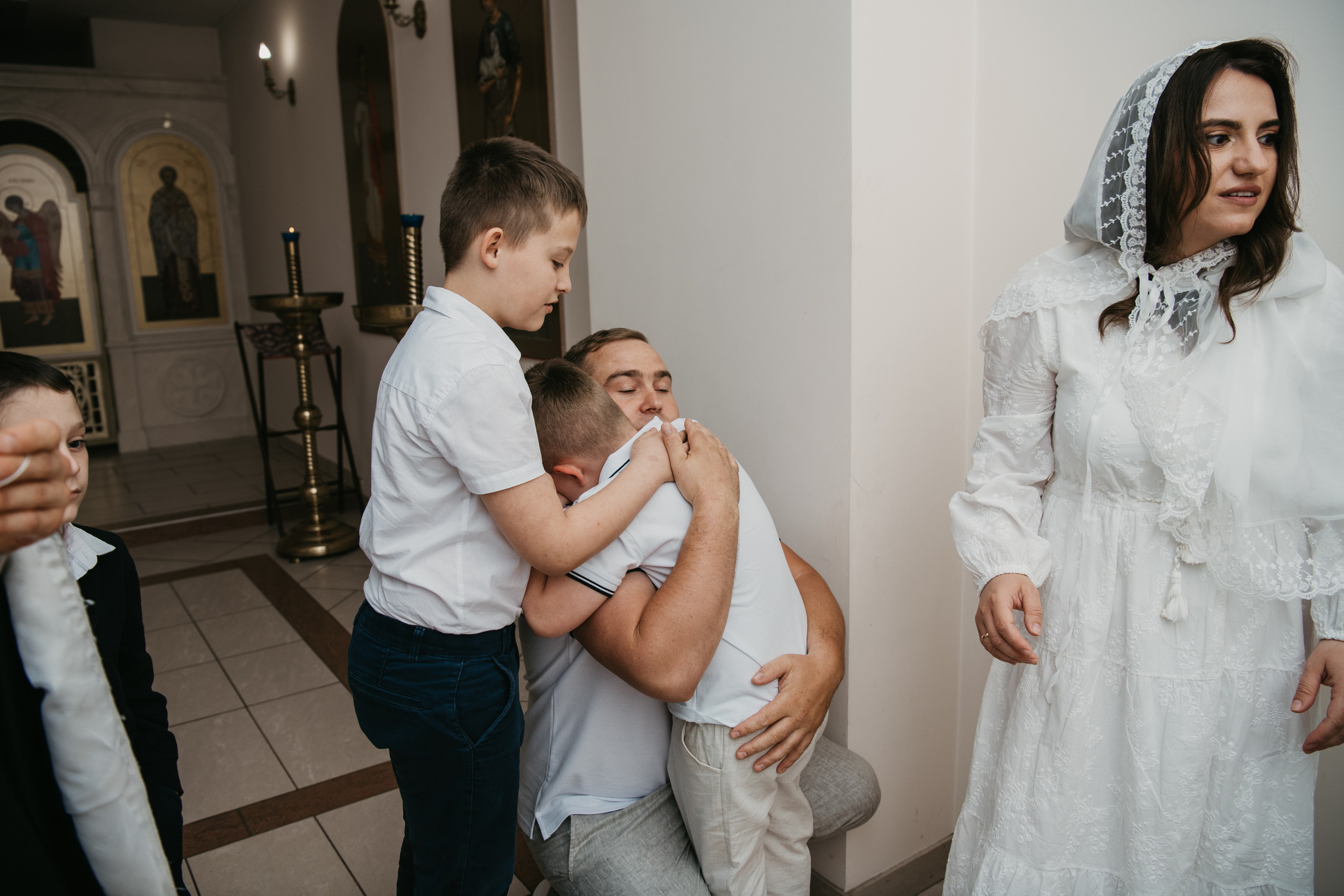 Крещение Евгения. Фотограф на выписку из роддома в Москве и МО