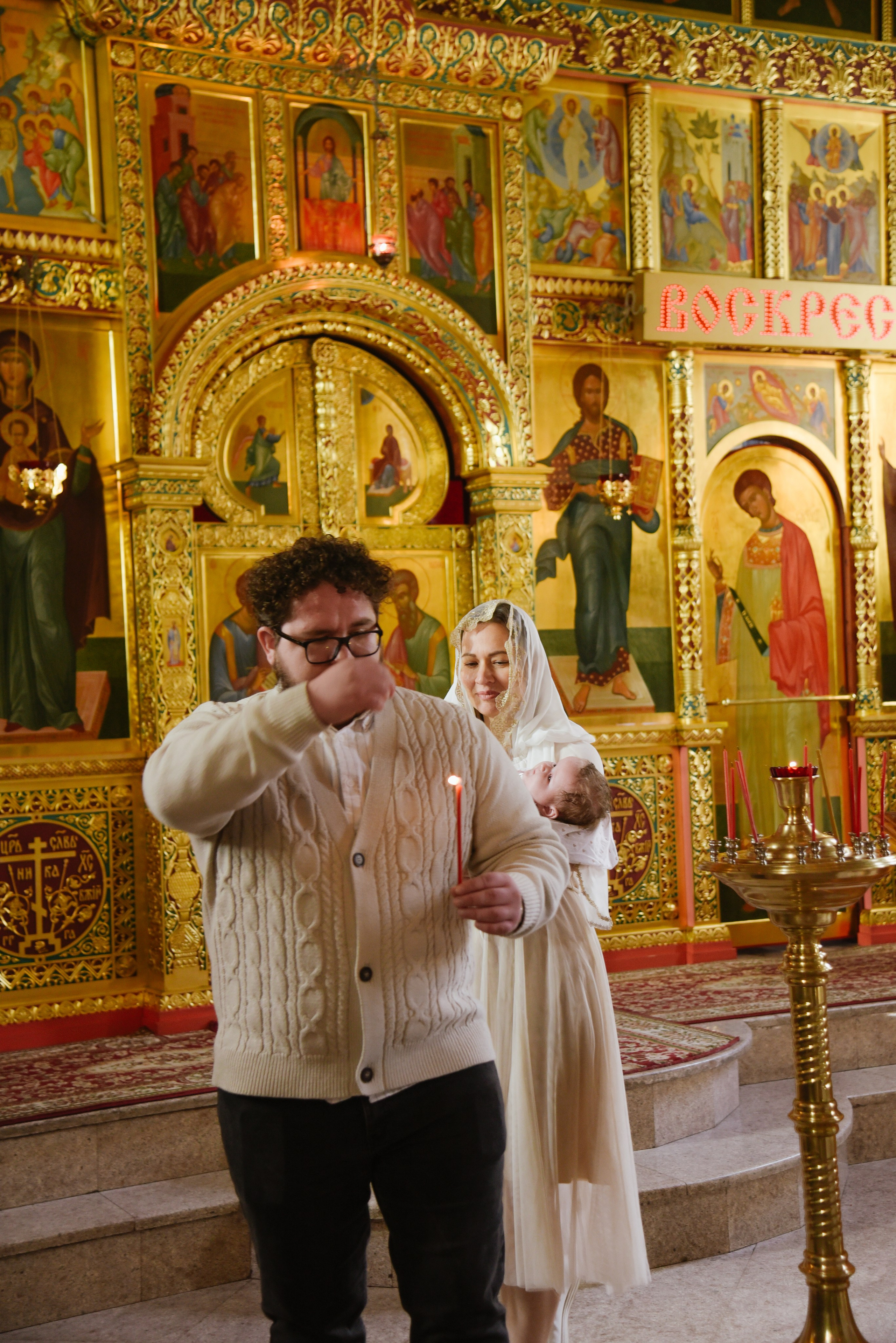 Таинство крещения Виктории. Фотограф Лола Волна, город Москва