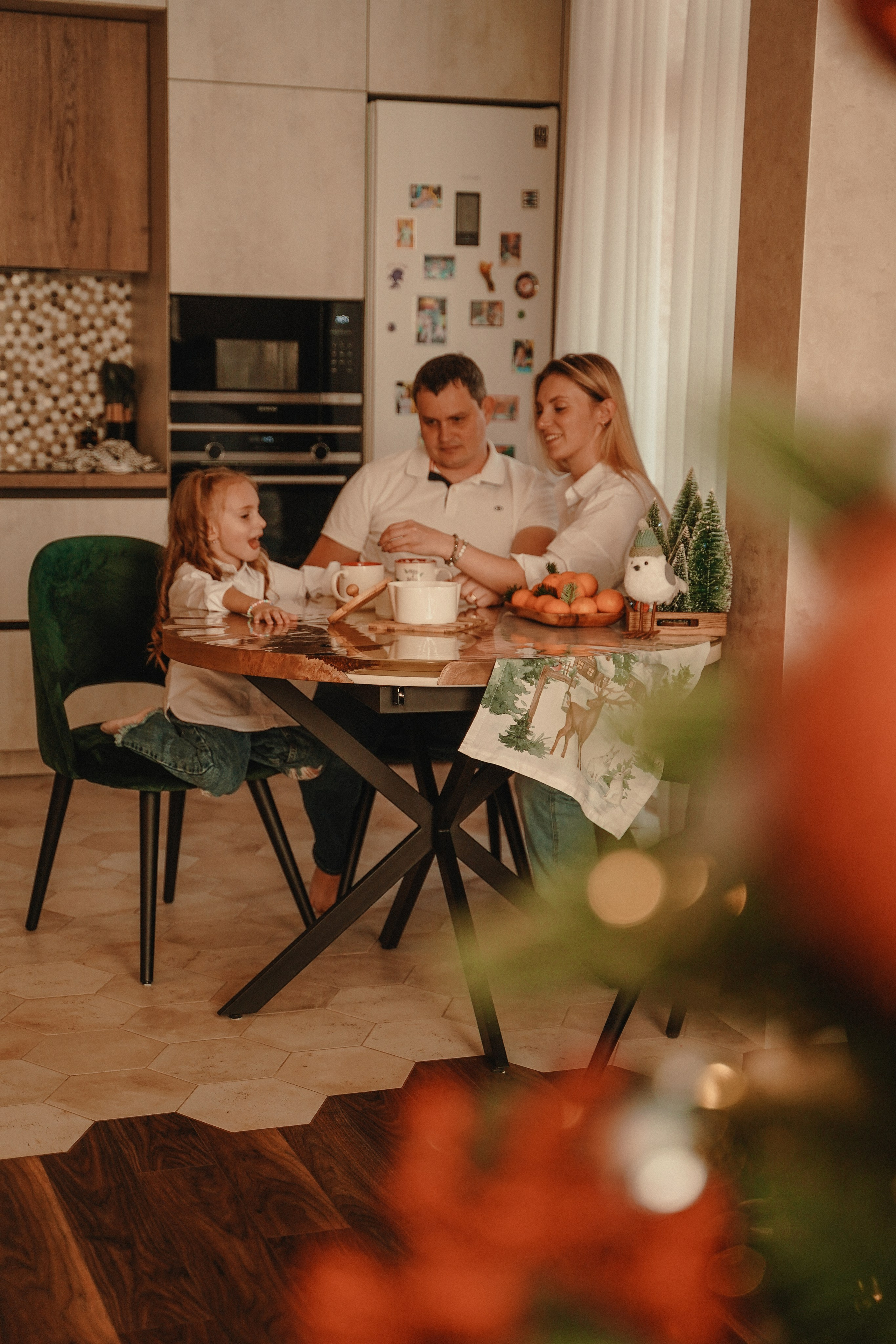 Домашняя Новогодняя фотосессия. Семейный и женский фотограф в Краснодаре Анастасия Приймак