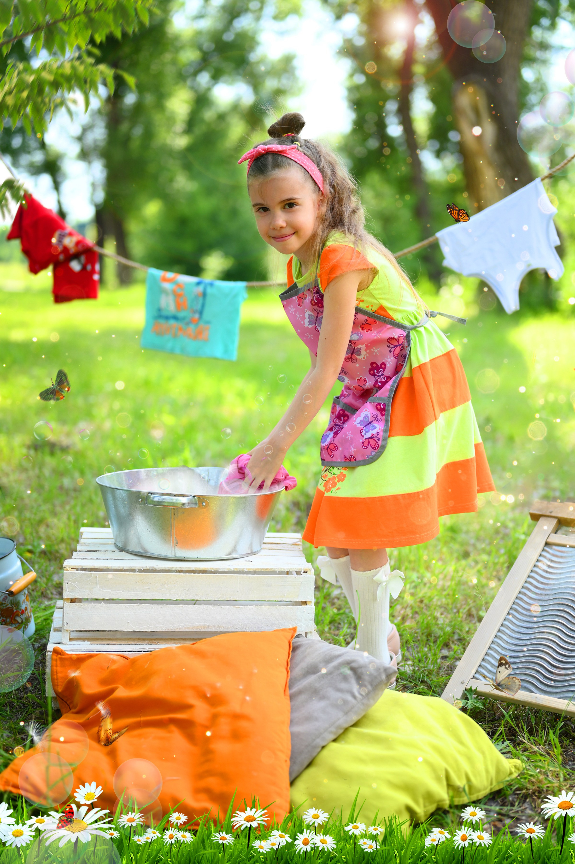 Ловец бабочек. ФотоАрт