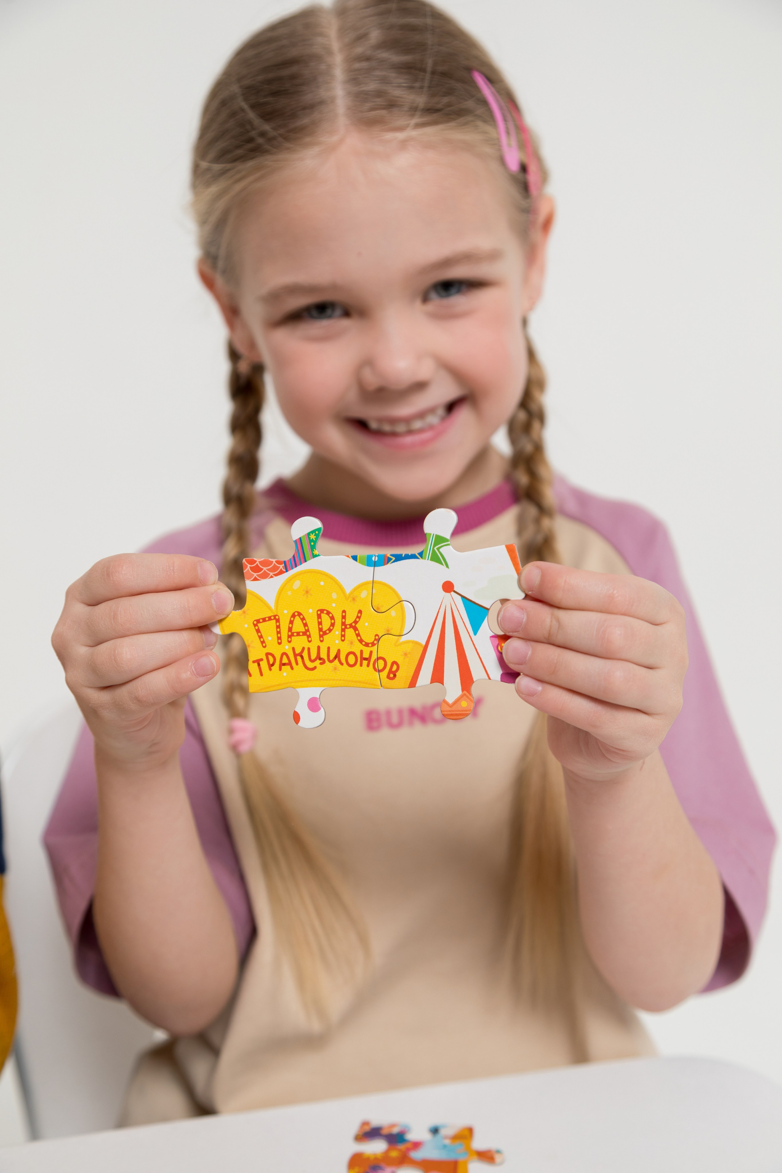 Имиджевая и каталожная съёмка для бренда детских пазлов. Детский и контент фотограф Надя Волкова Санкт-Петербург